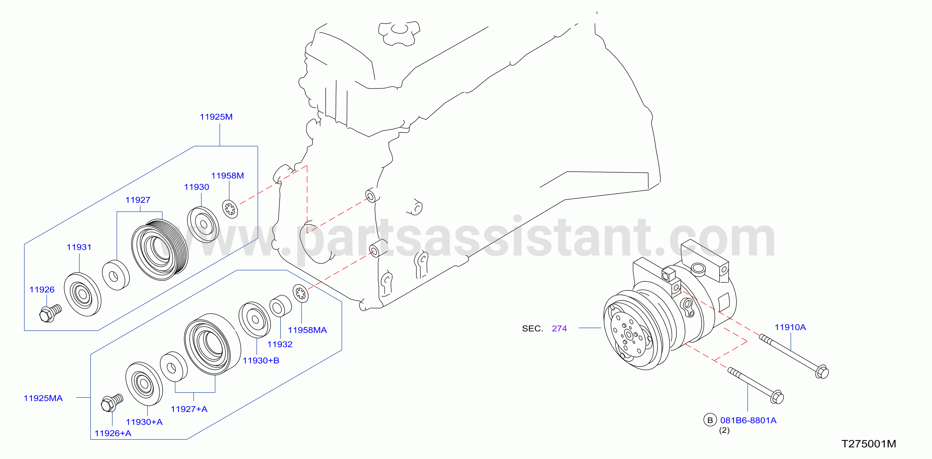 Compressor Mounting Fitting