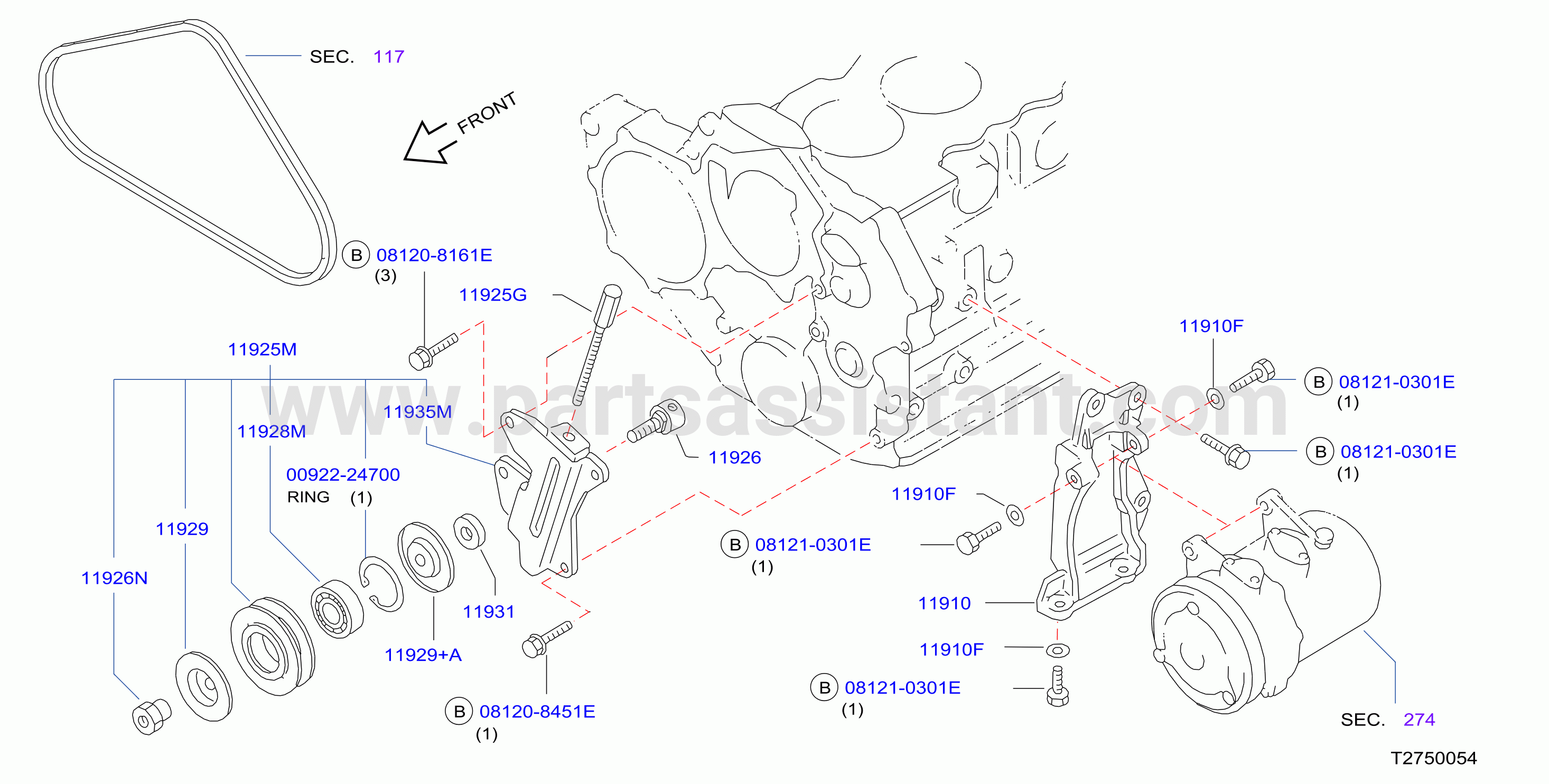Compressor Mounting Fitting