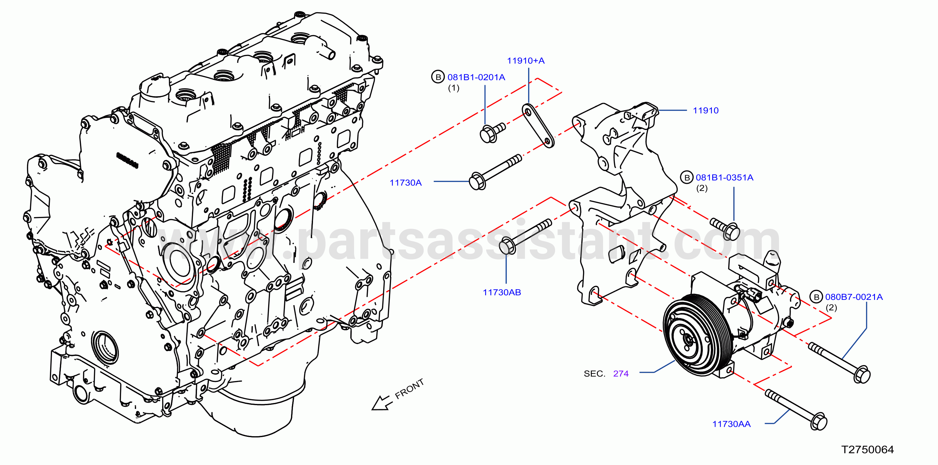 Compressor Mounting Fitting
