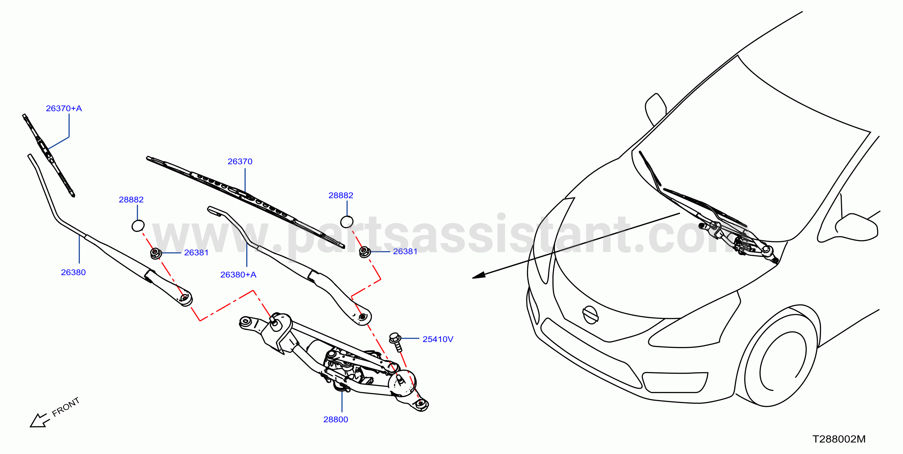 Windshield Wiper Windshield