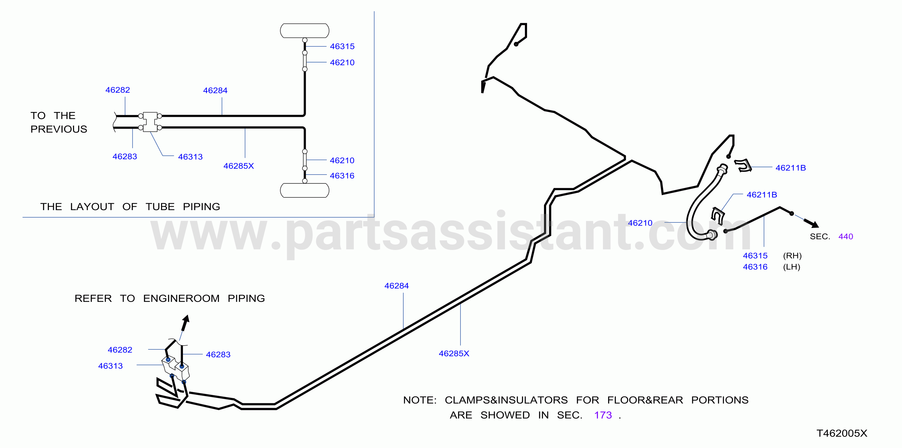 Brake Piping Control Clamp Insulator