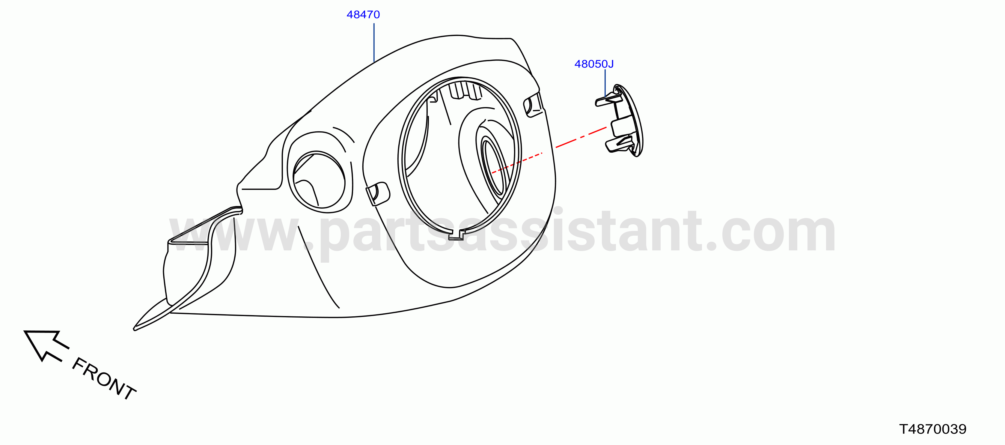 Steering Column Shell Cover