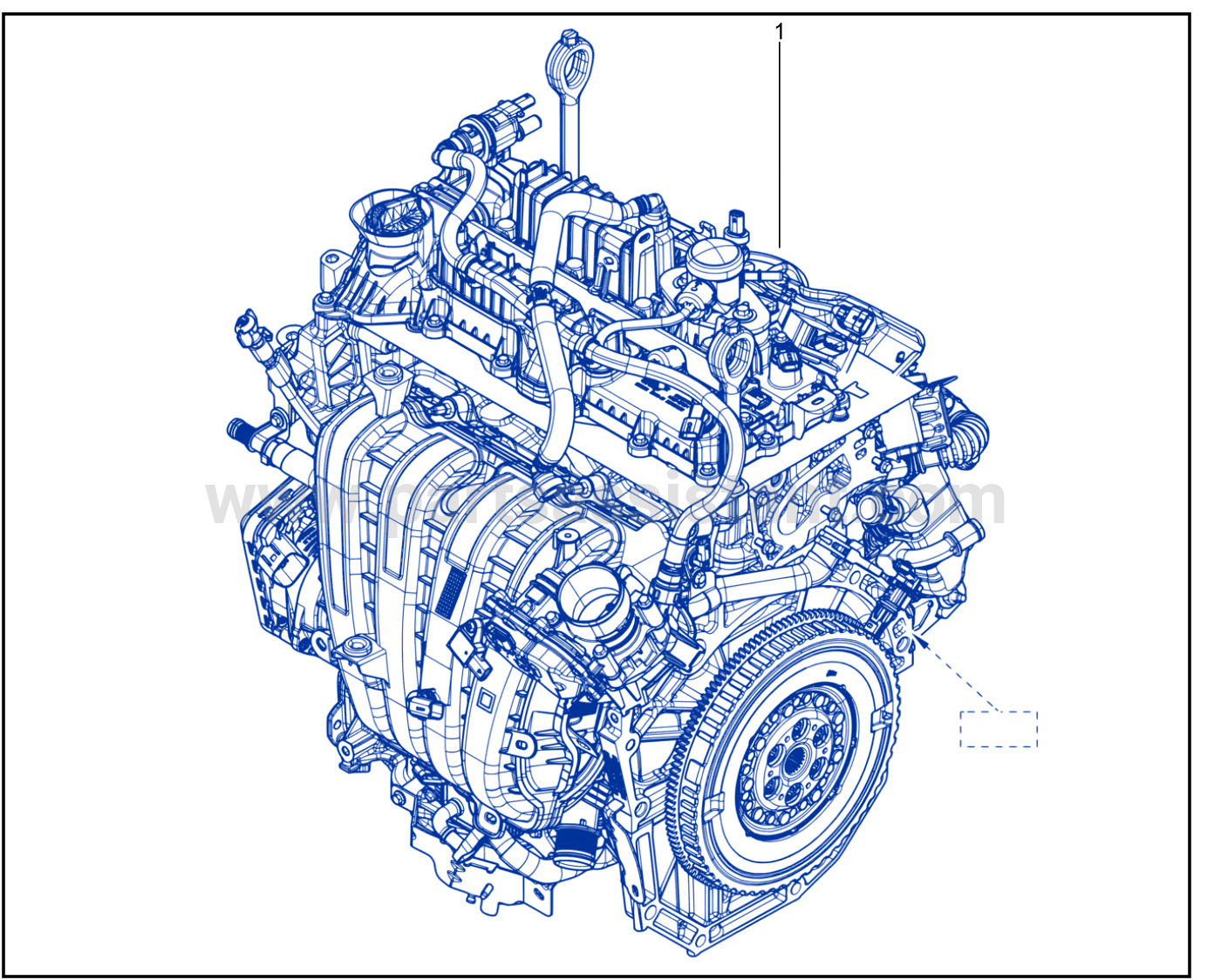 Assembled Engine - 101A-001-01