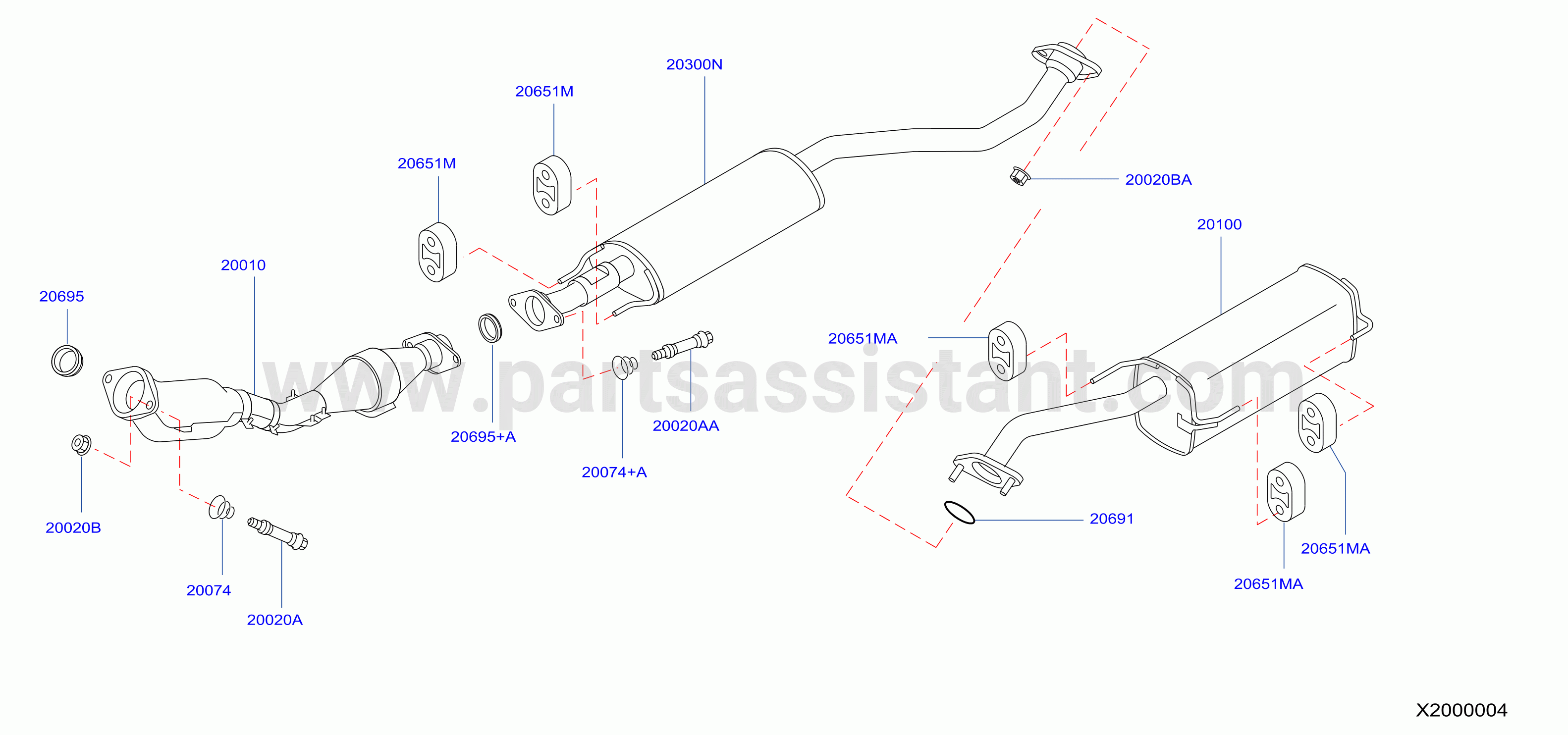 Exhaust Tube Muffler