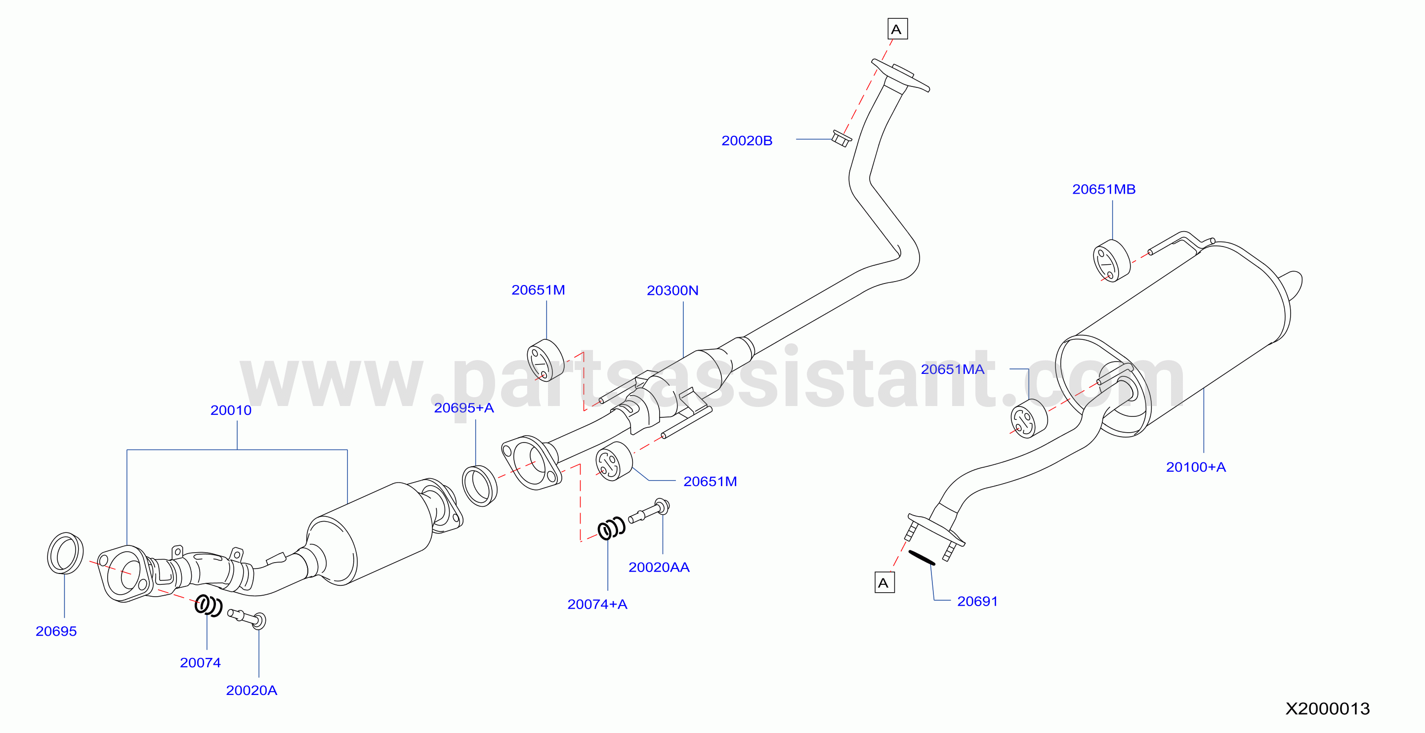Exhaust Tube Muffler Exhaust Tube Muffler
