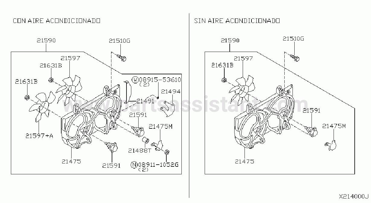 Radiator Shroud Inverter Cooling Fitting Parts