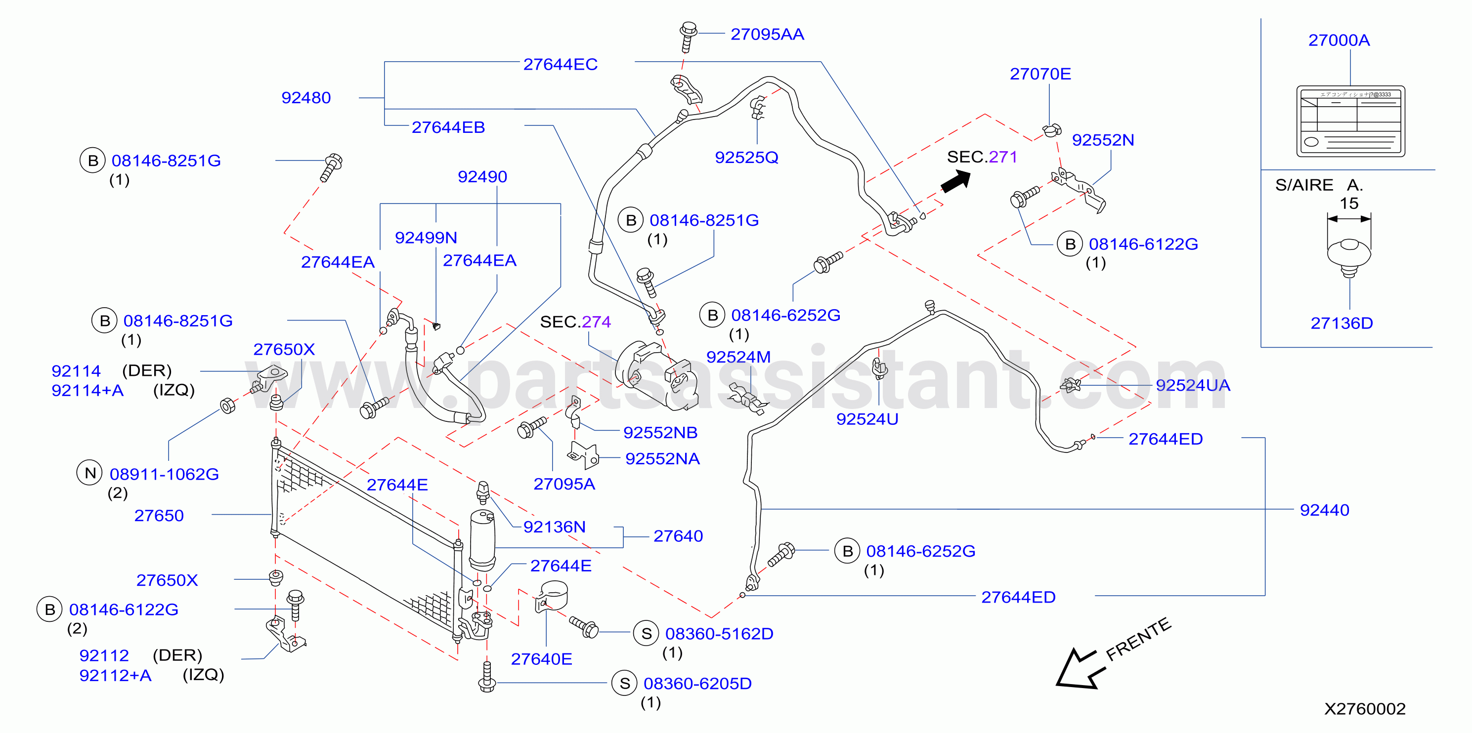Condenser Liquid Tank Piping