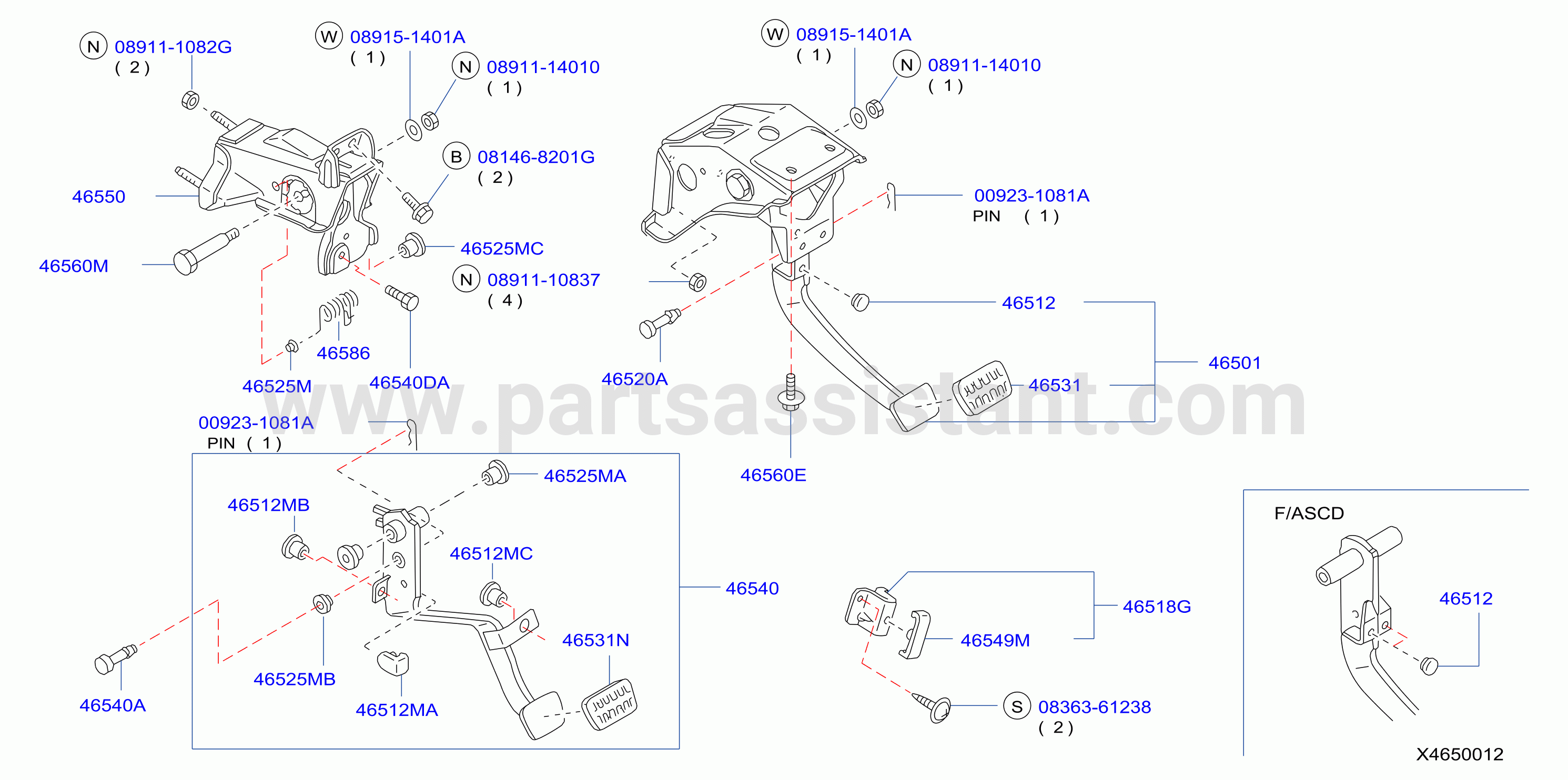 Brake Clutch Pedal Brake Clutch Pedal