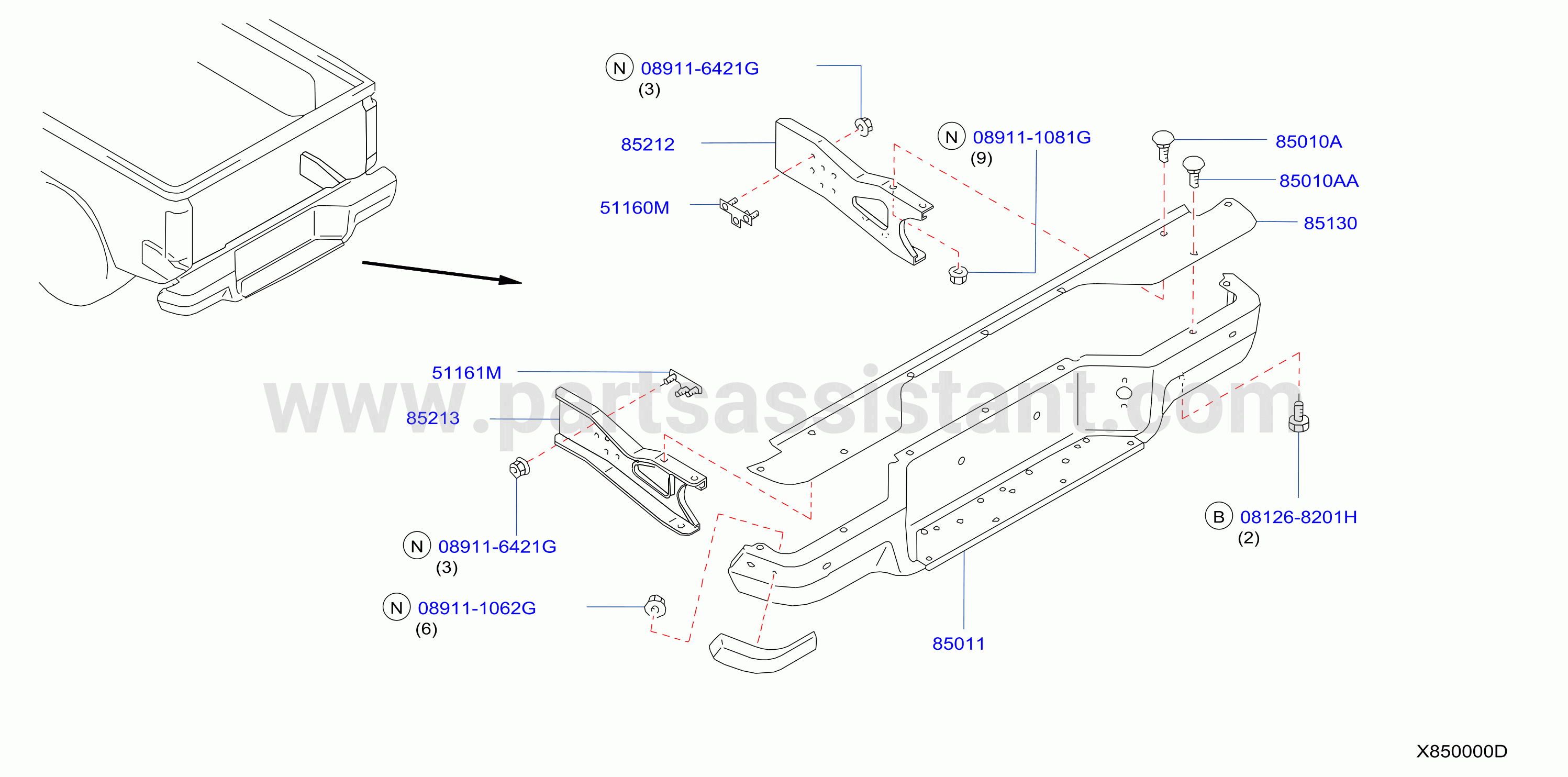 Rear Bumper Rear Bumper Sc