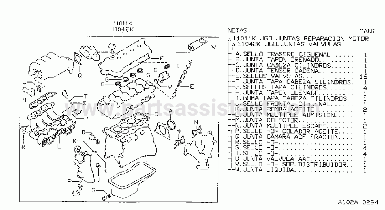 Engine Gasket Kit