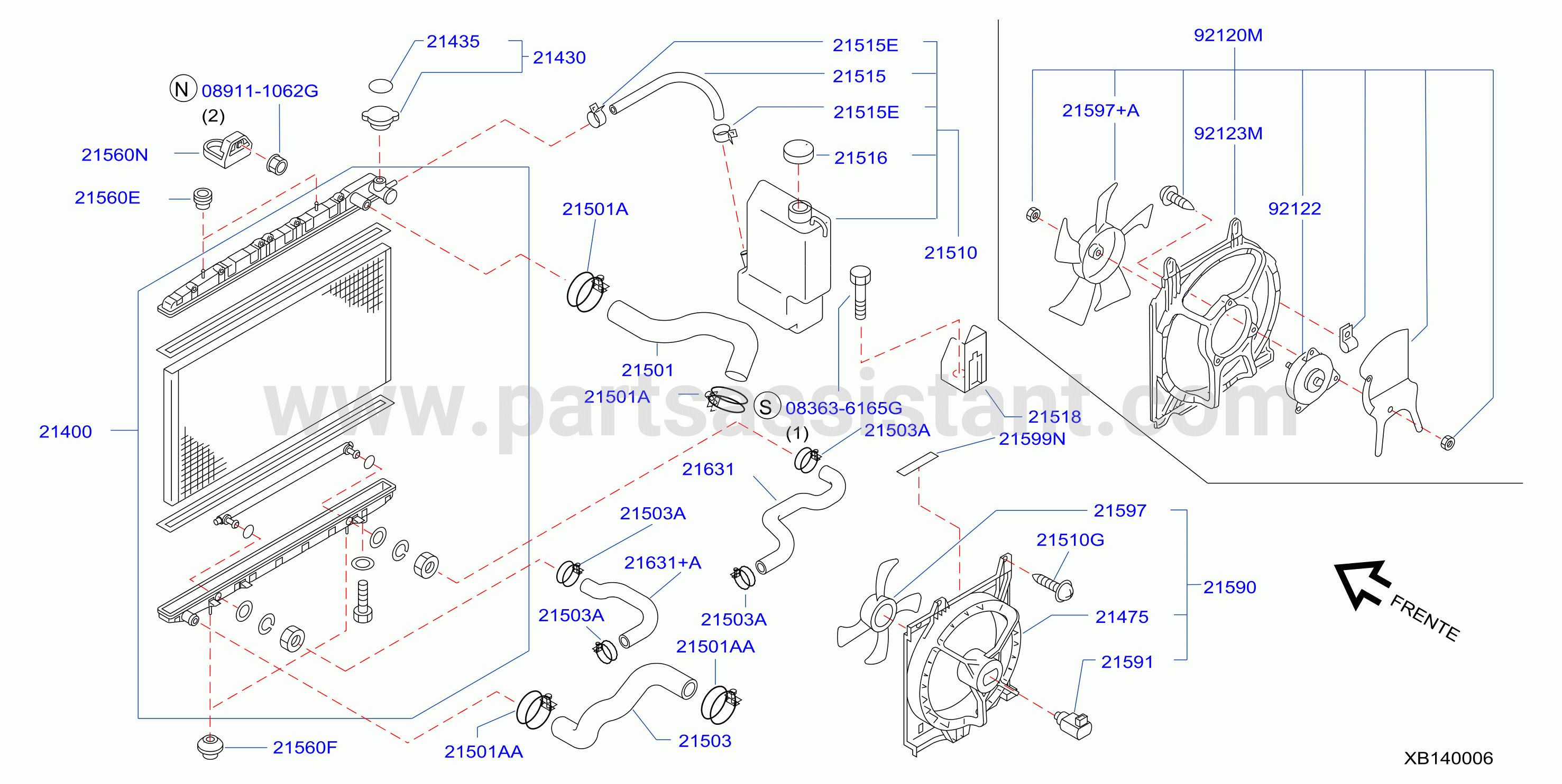 Radiator Shroud Inverter Cooling