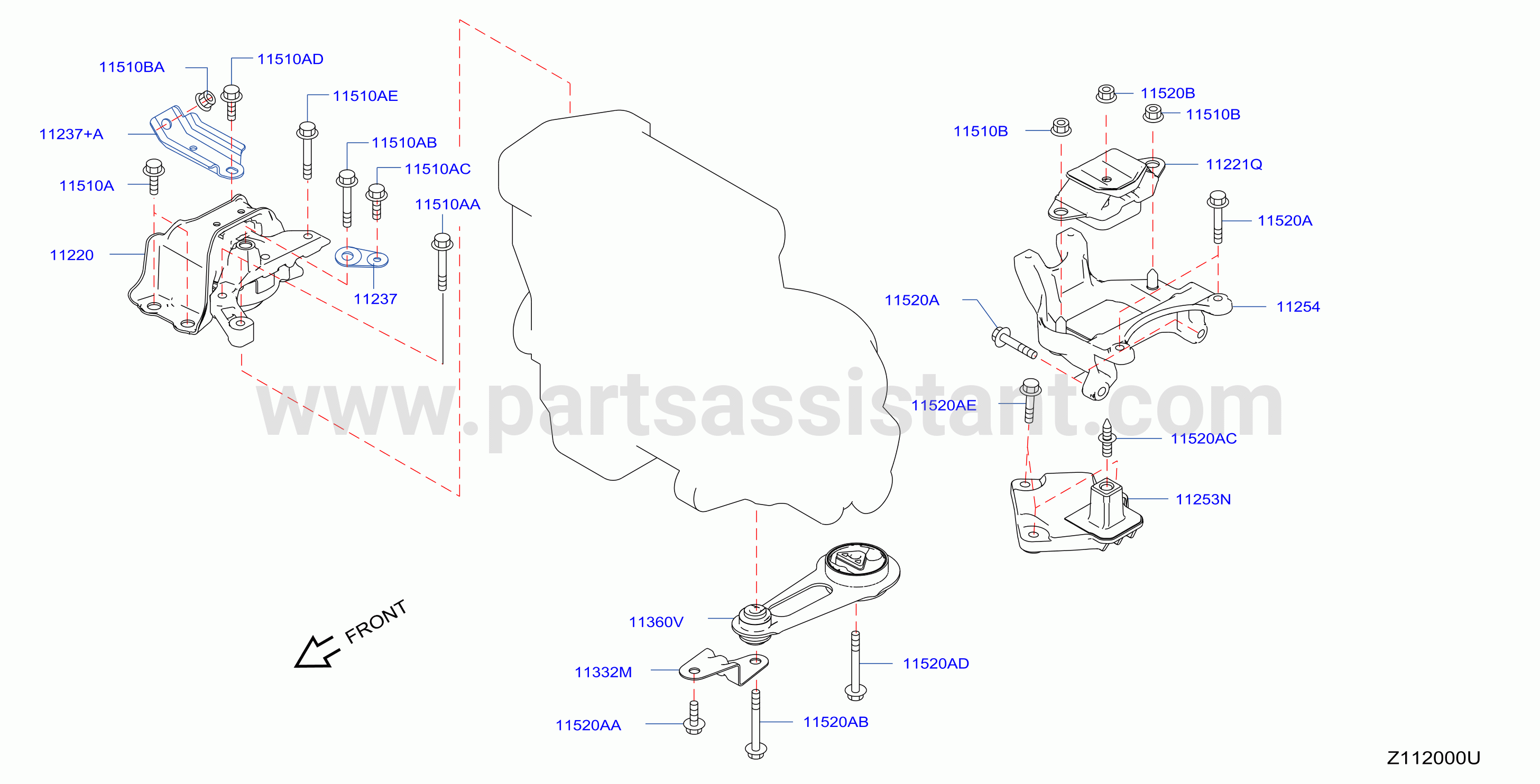 Engine Transmission Mounting
