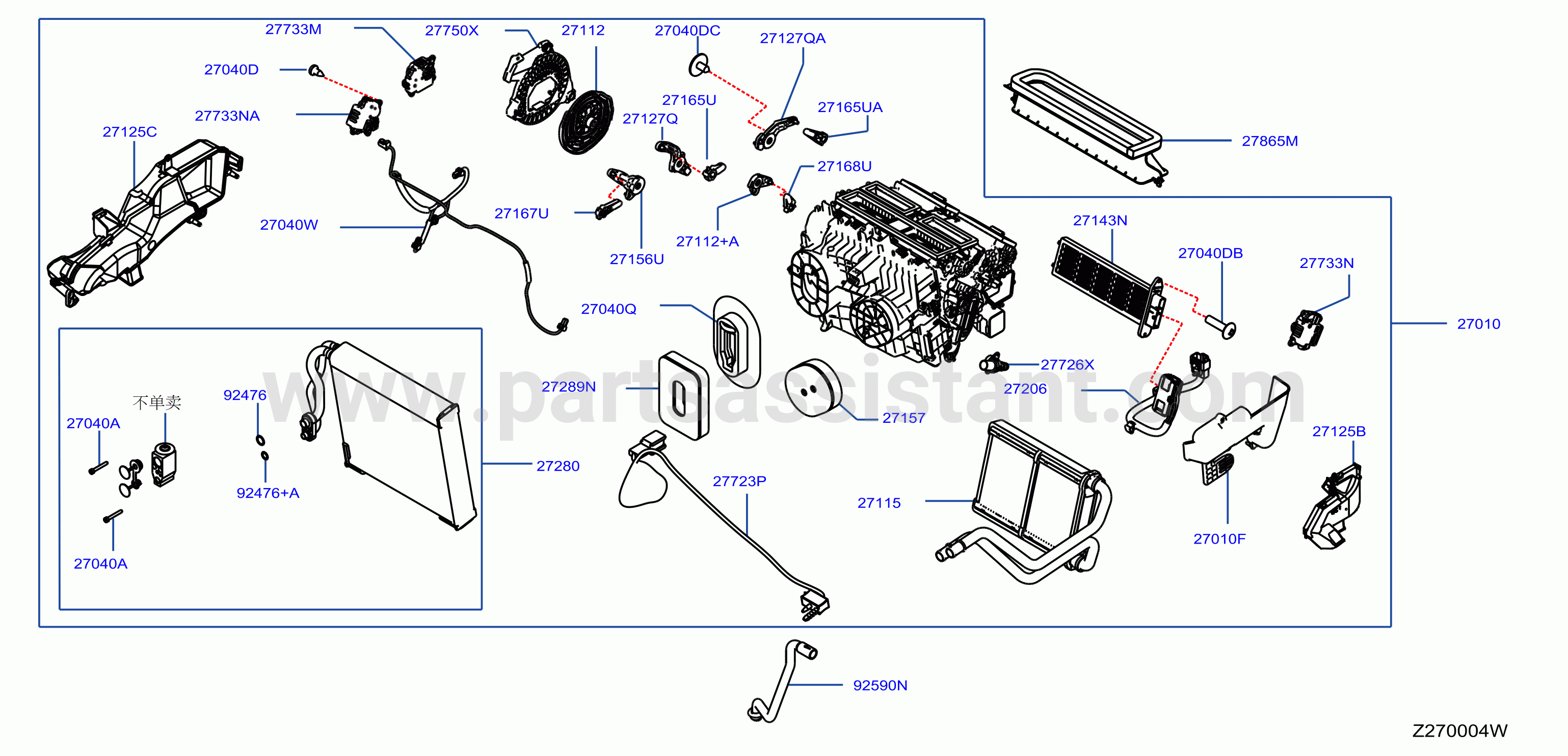 Heater Blower Unit Heater Fr