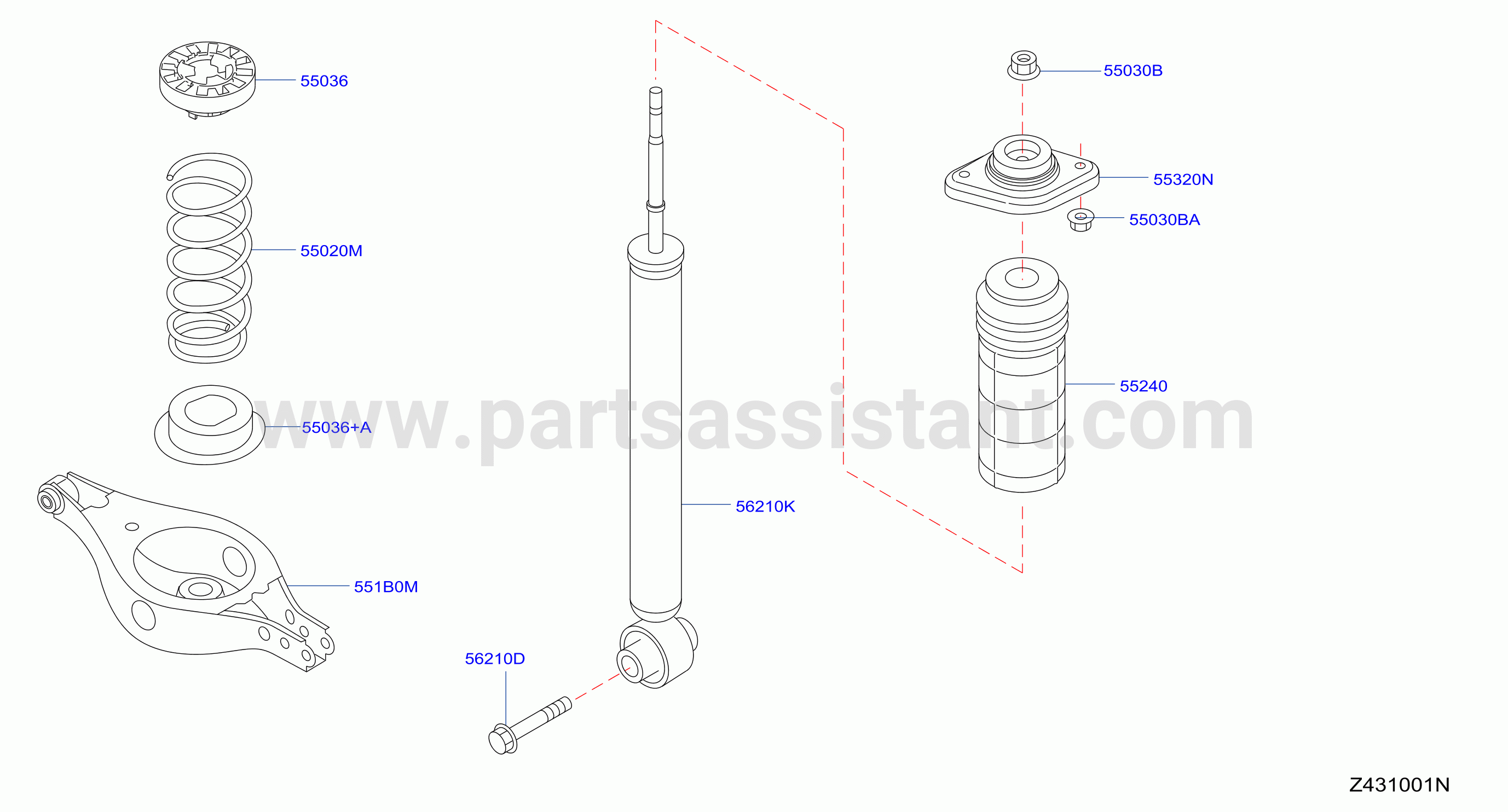 Rear Suspension Absorber