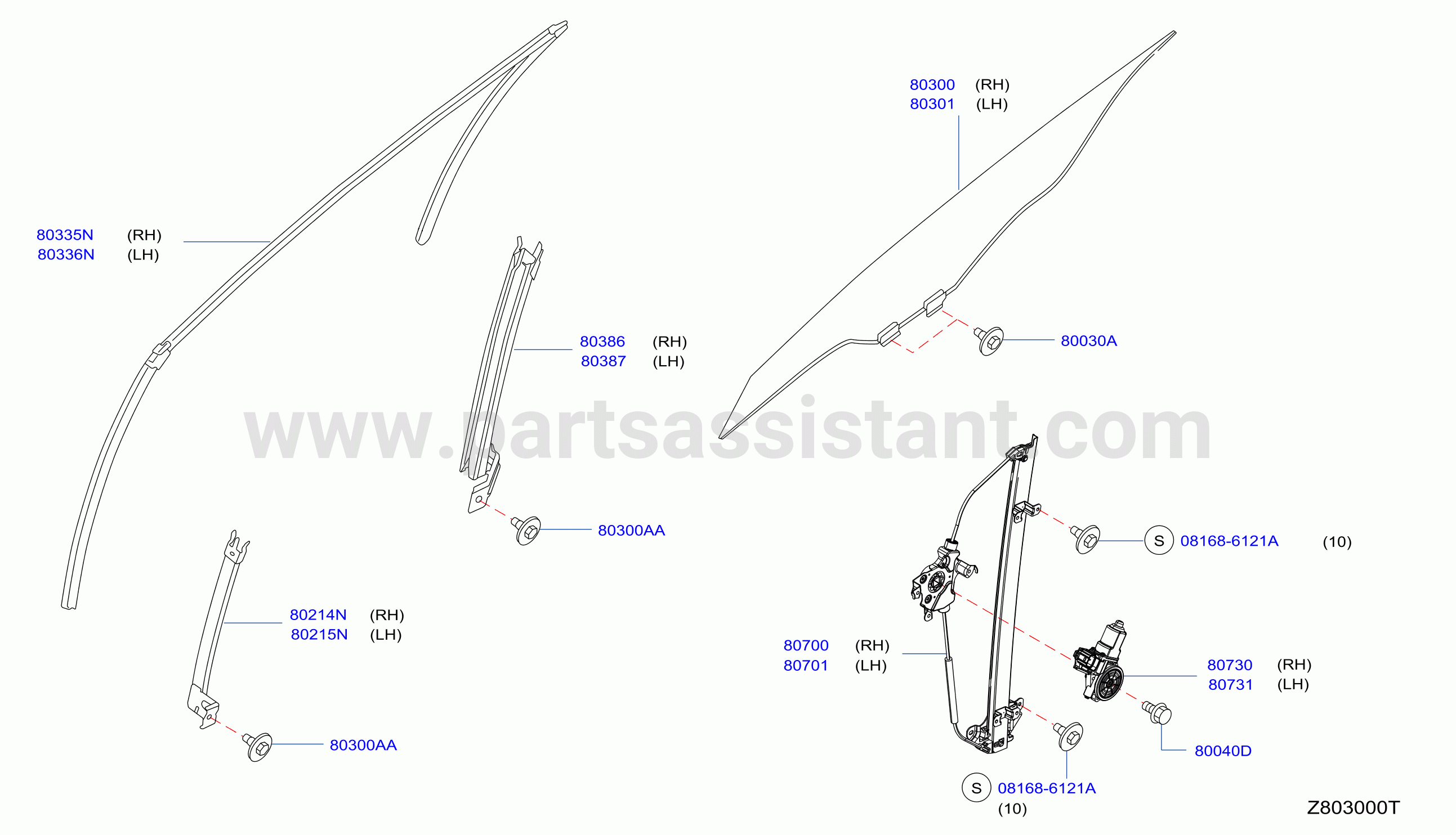 Front Door Window Regulator