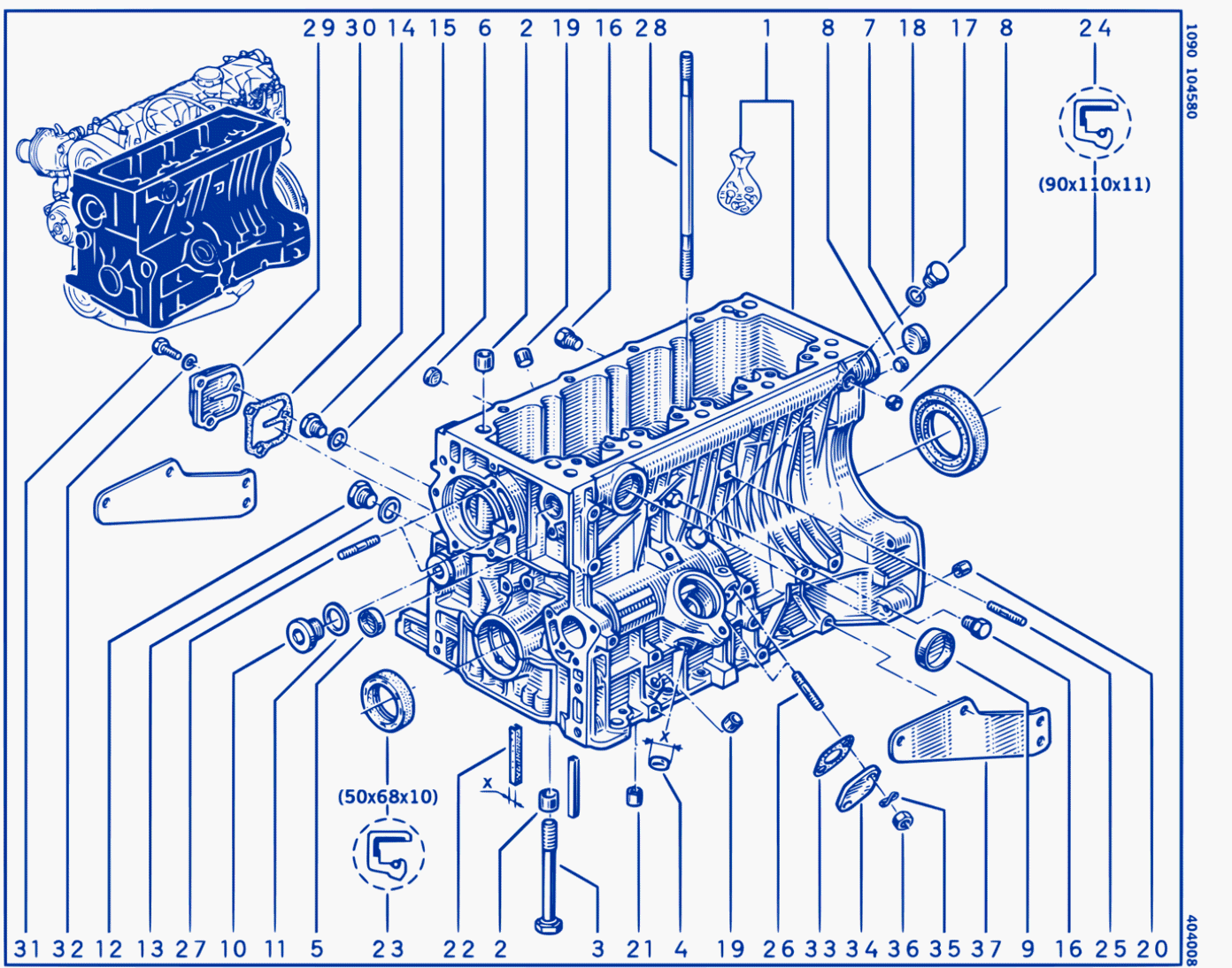 Cylinder Block - 00013143