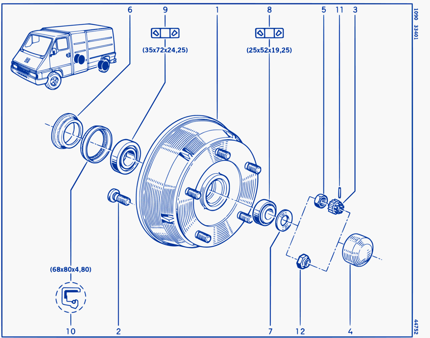 Rear Axle Component - 00015497