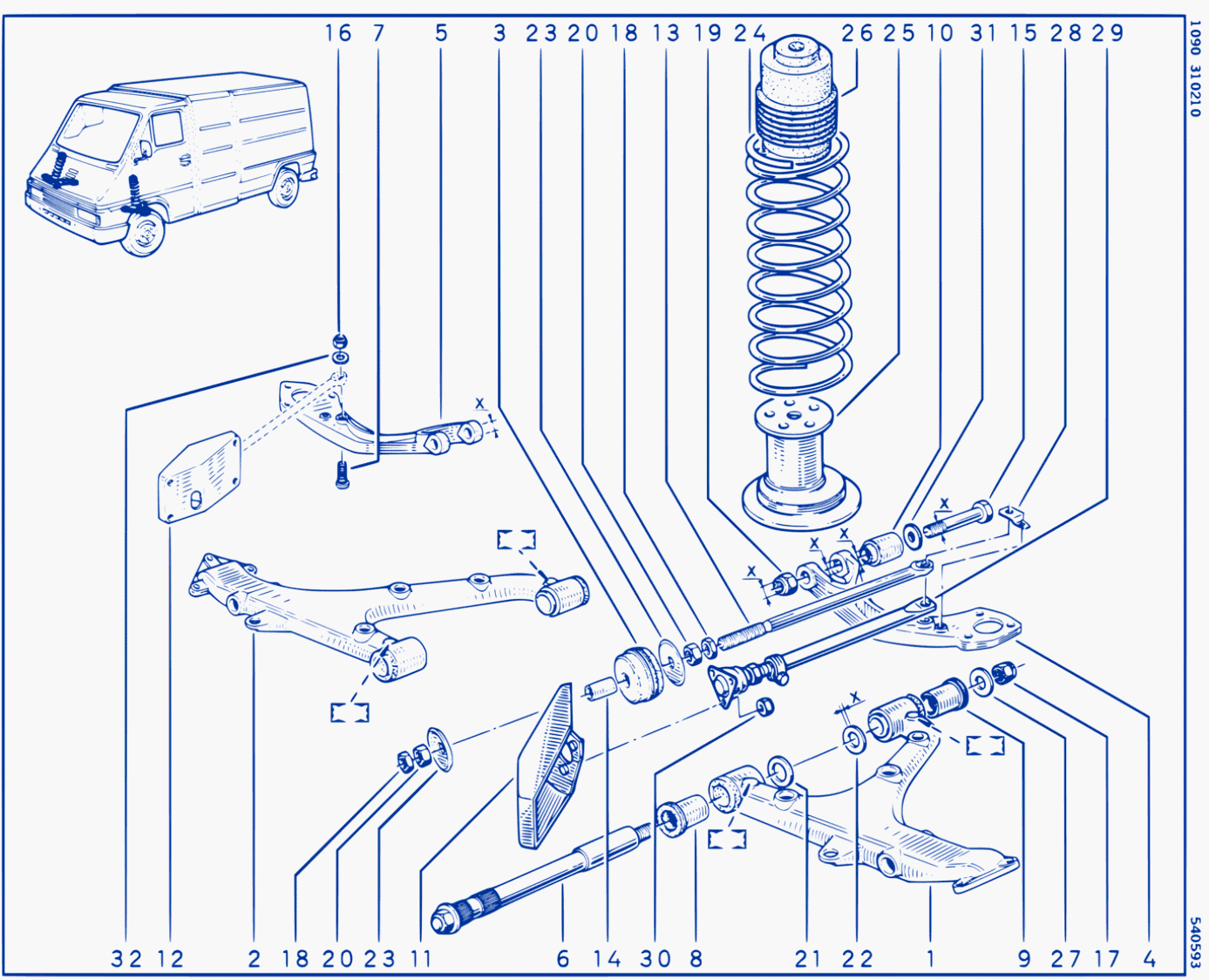Front Axle Component - 00021677
