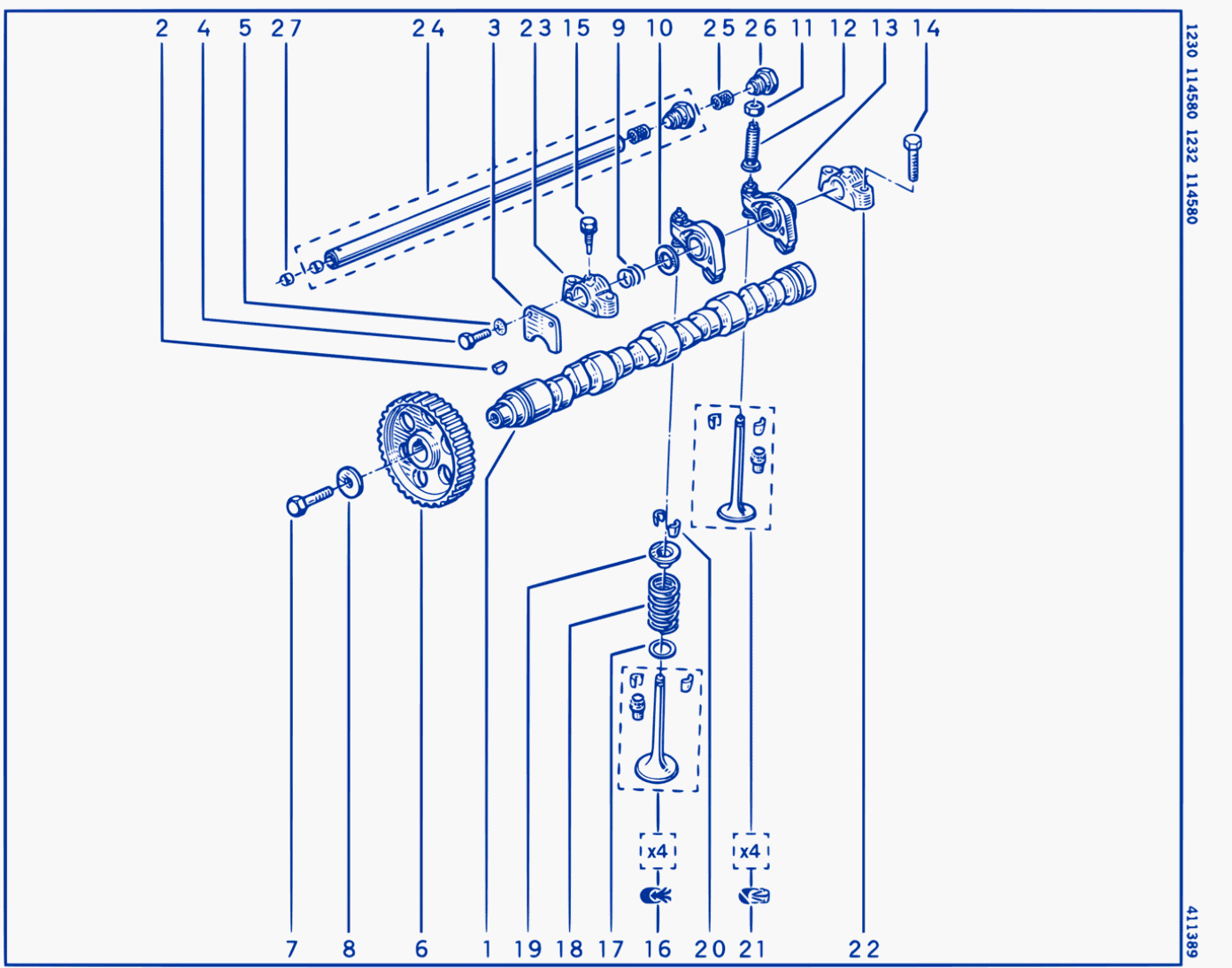 Timing - Camshaft - Valve - 00028107
