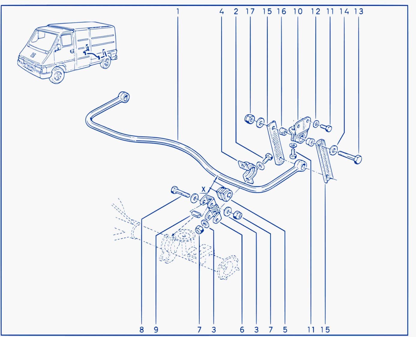 Rear Anti-Roll Bar - 00040254