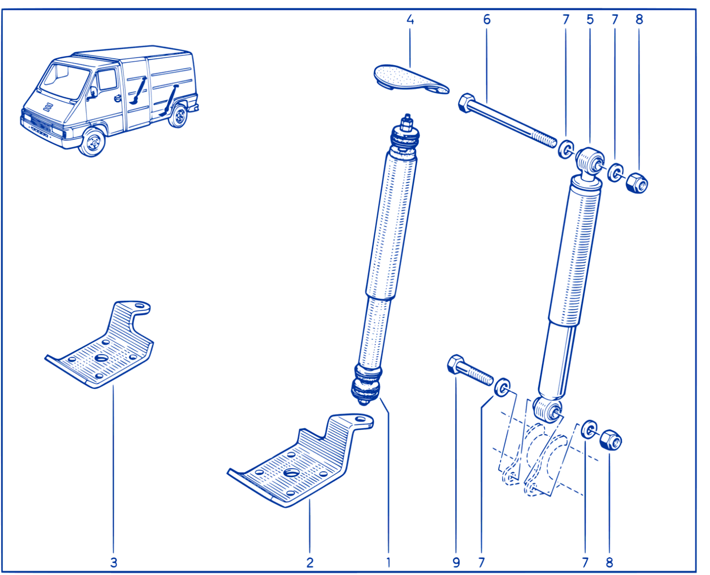 Suspension - Rear Shock Absorption - 00048599