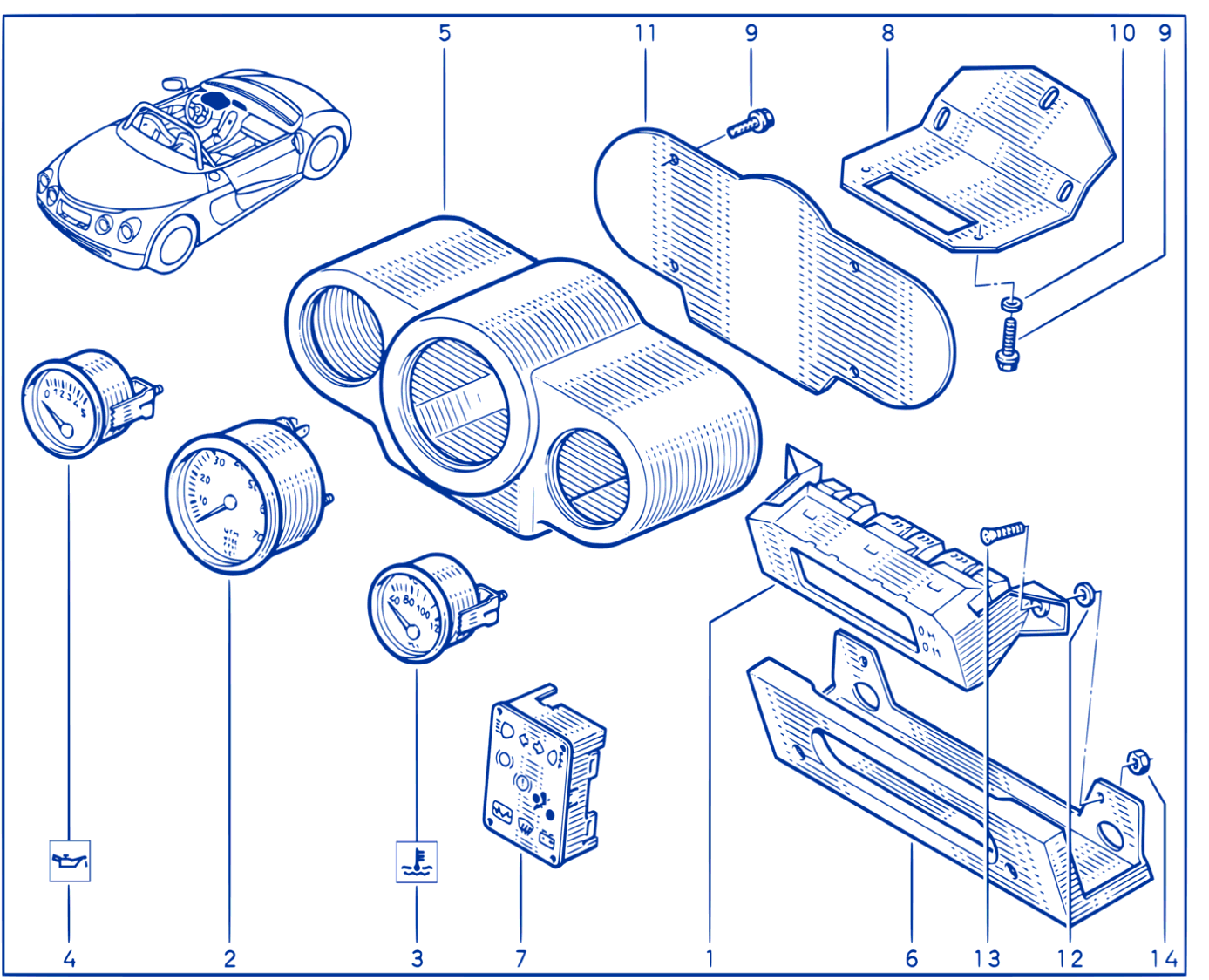 Instrument Panel - Remote Display - 00069035