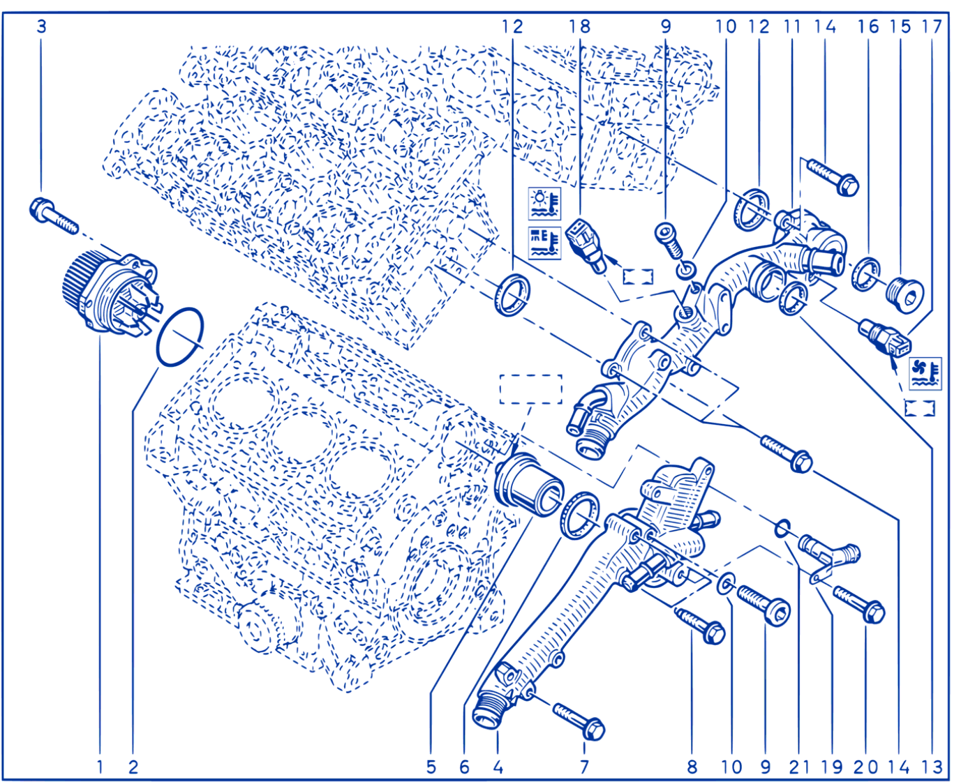 Water Pump - Coolant Unit - 00099076