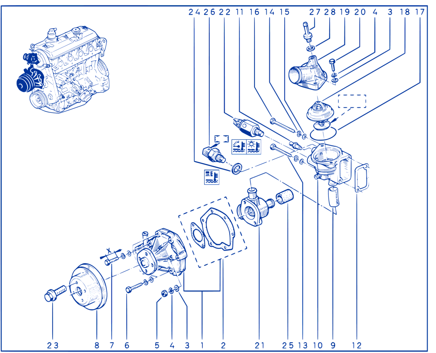 Water Pump - Coolant Unit - 00099397