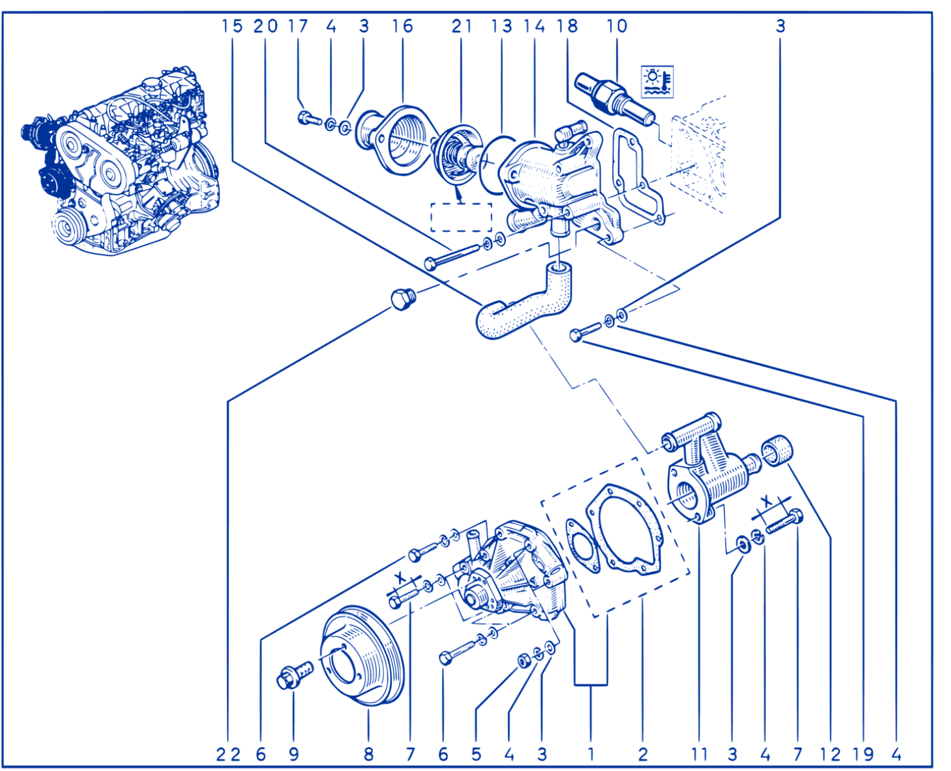 Water Pump - Coolant Unit - 00100671