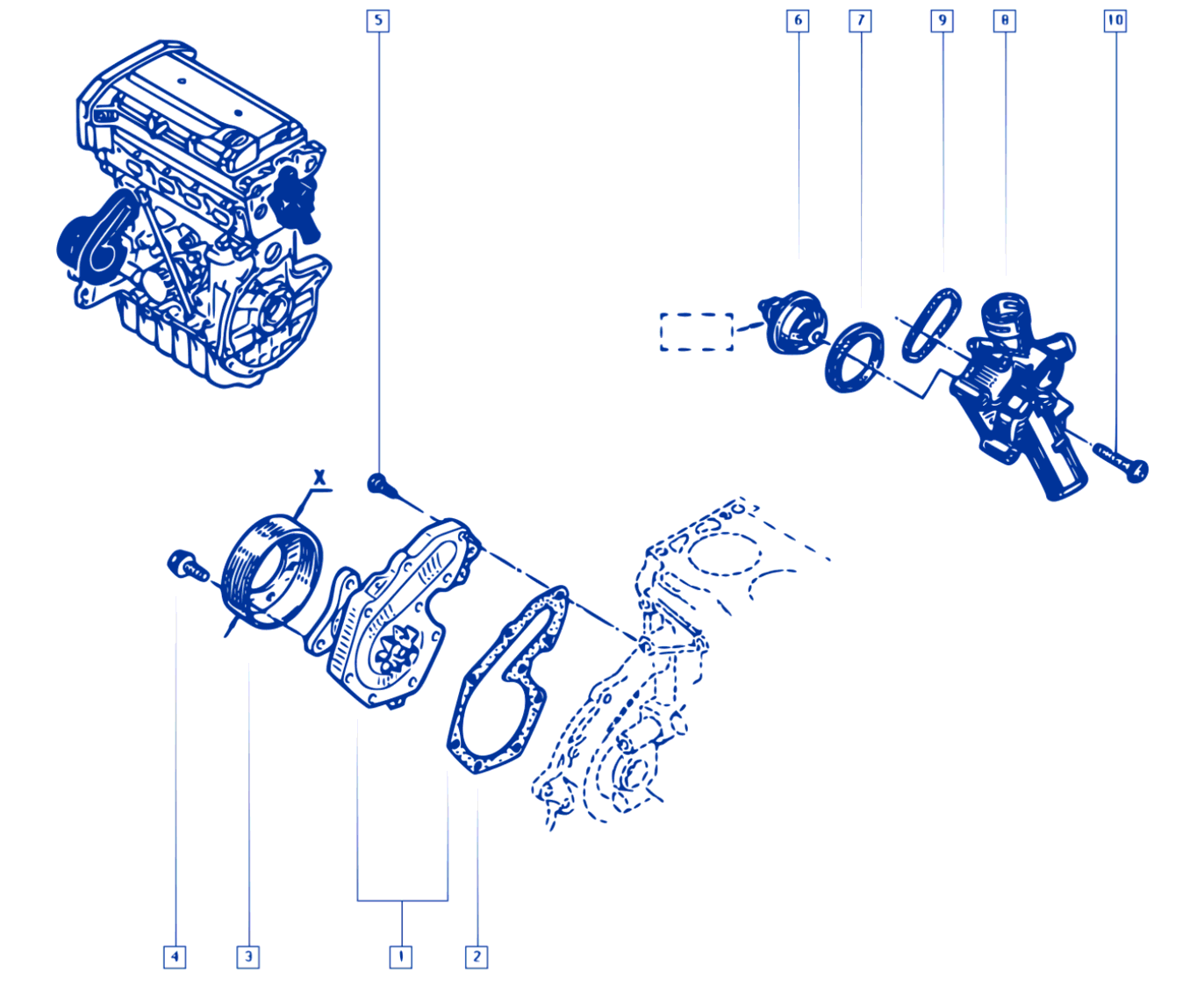 Water Pump - Coolant Unit - 00100747