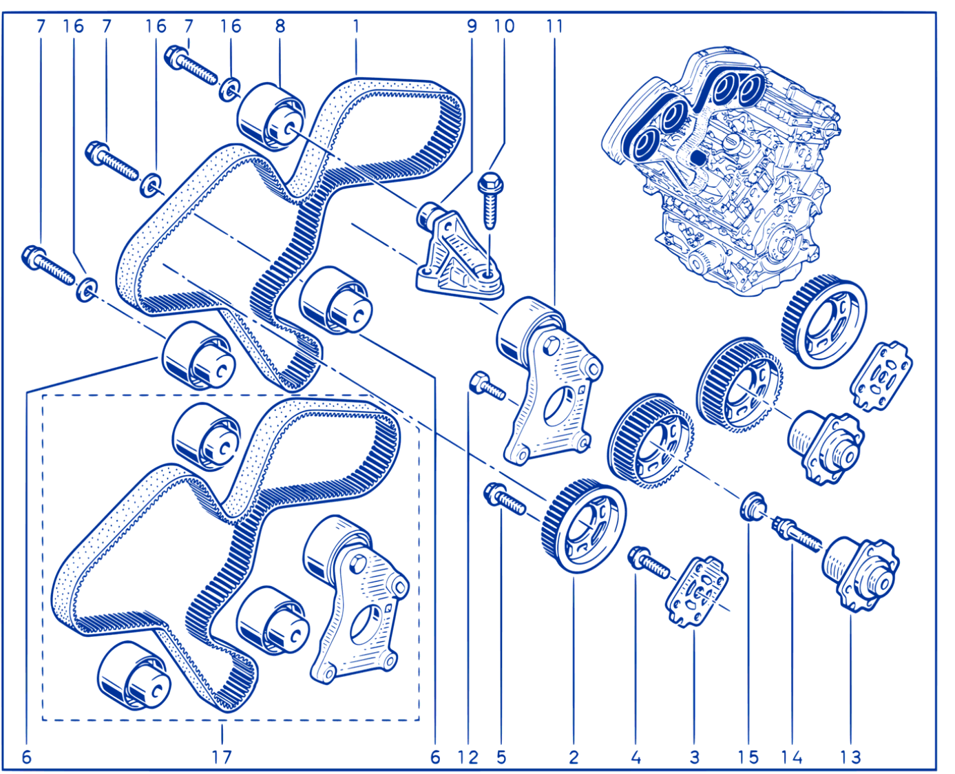 Timing - Camshaft - Valve - 00105990