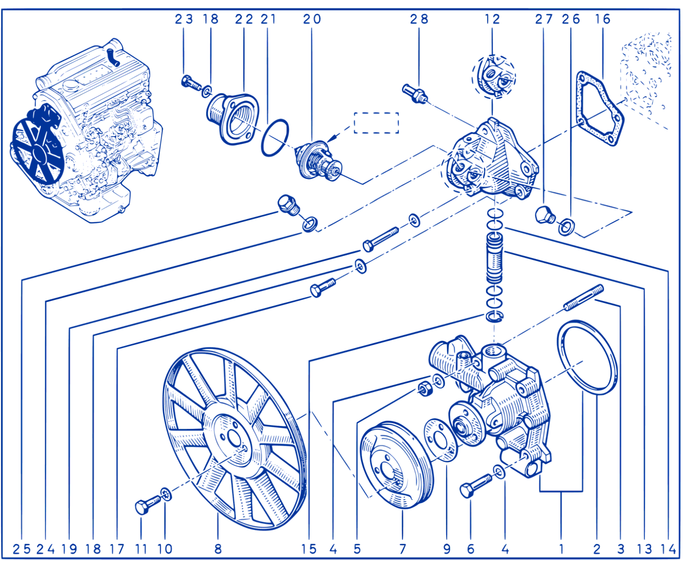Water Pump - Coolant Unit - 00109670