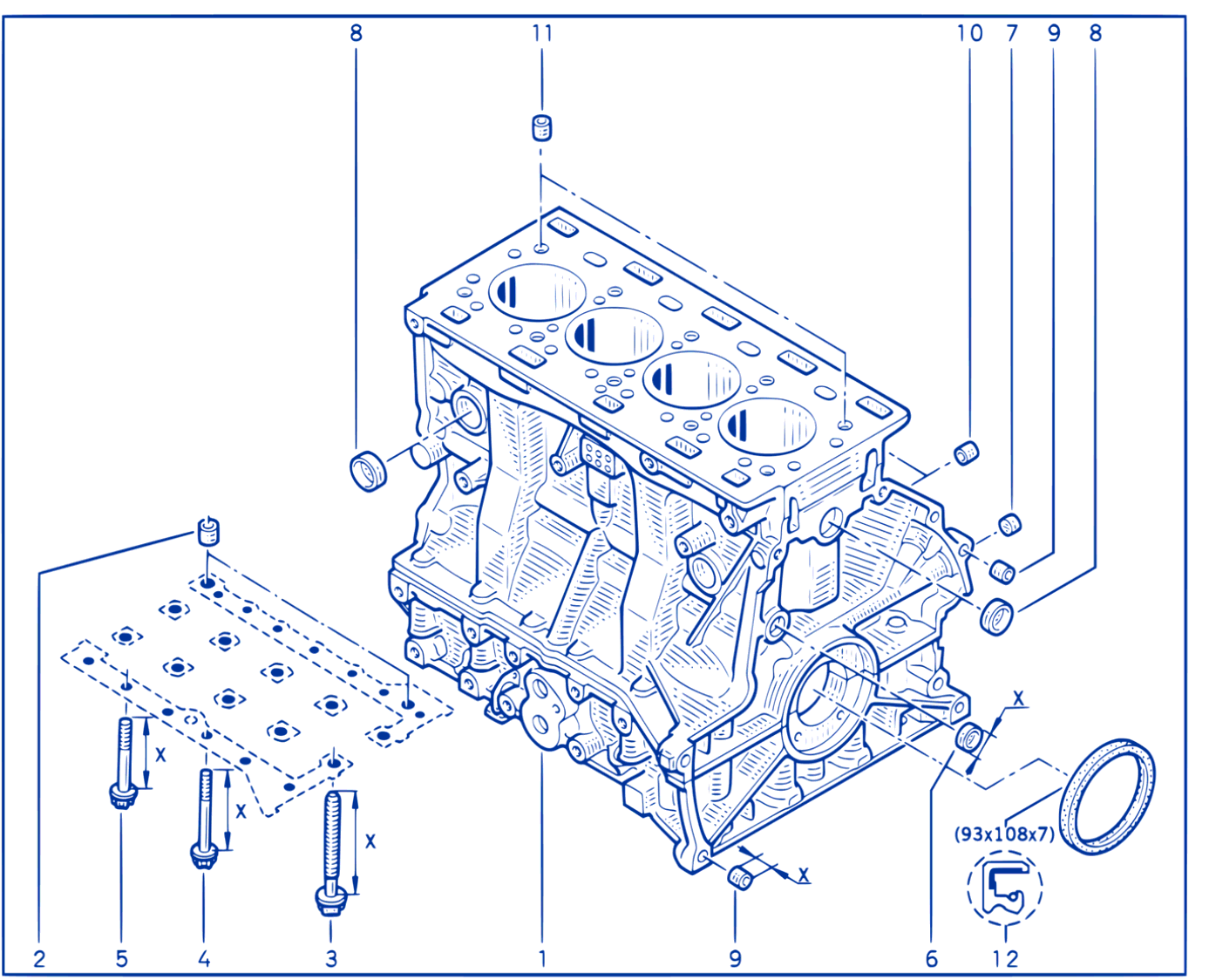 Cylinder Block - 101E-001-01