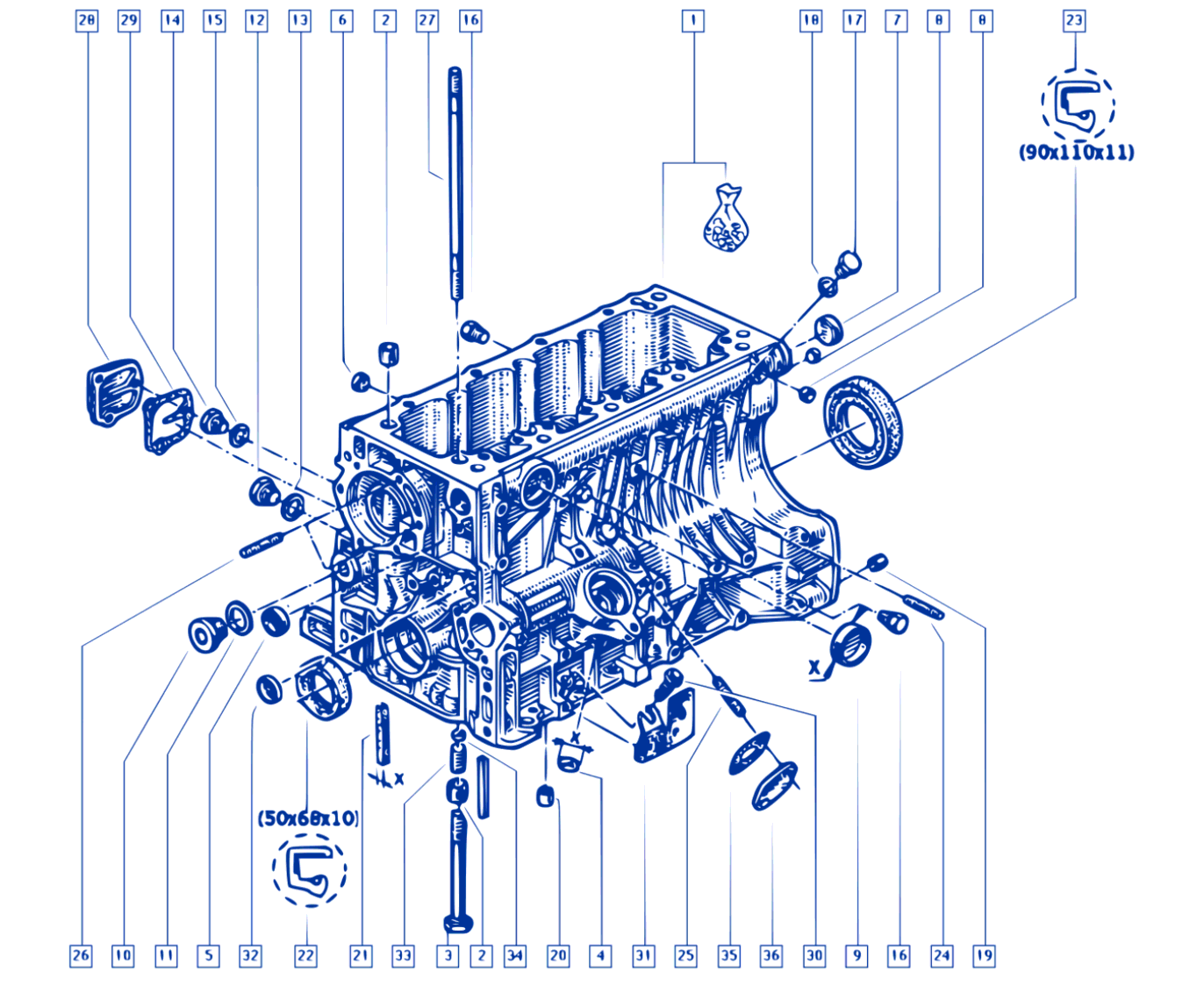 Cylinder Block - 00113820