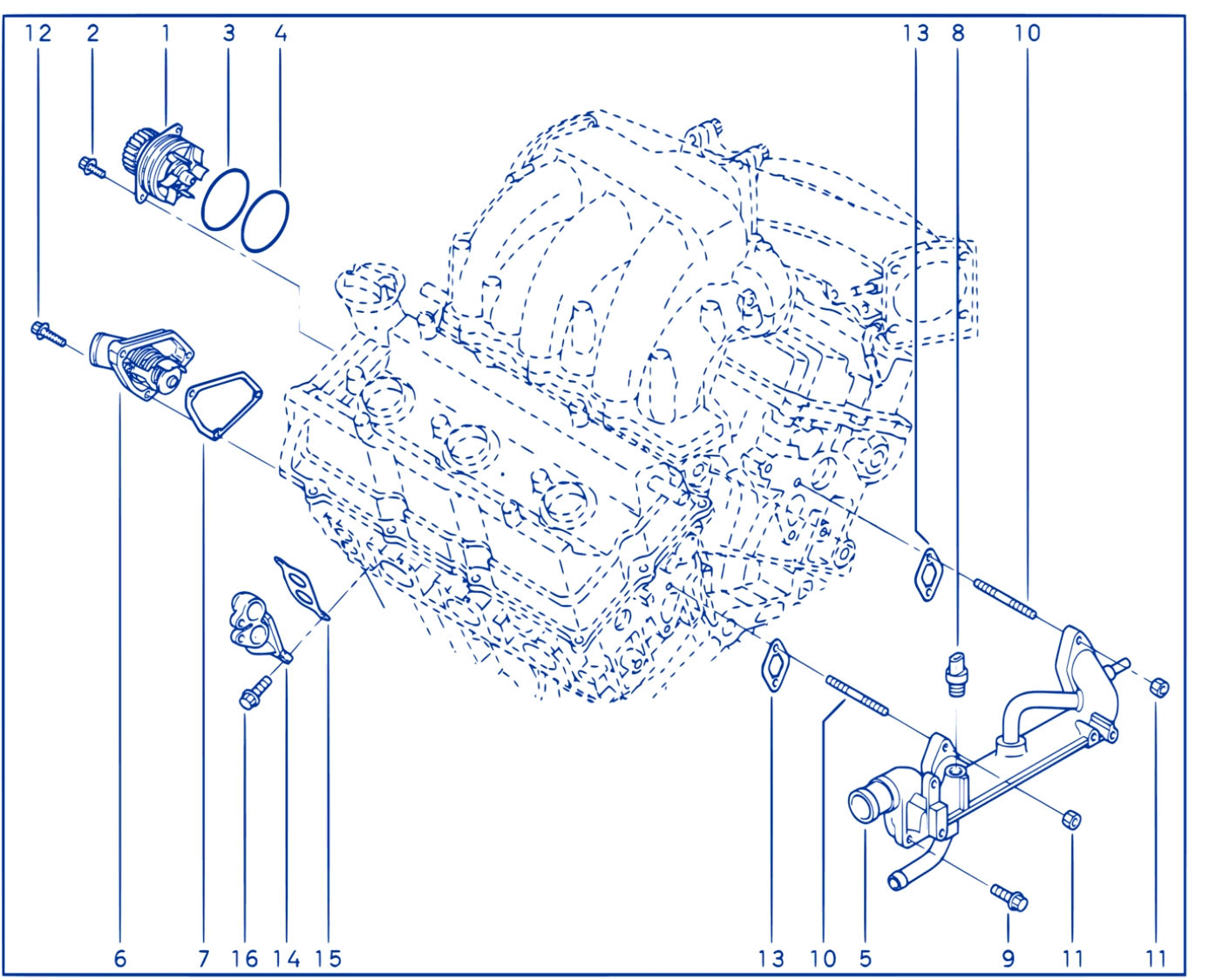 Water Pump - Coolant Unit - 00115848