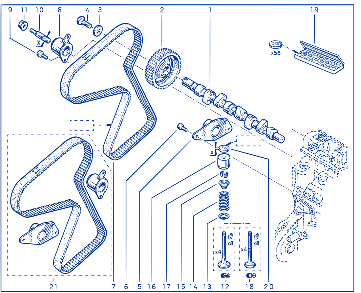 Timing - Camshaft - Valve - 00129211