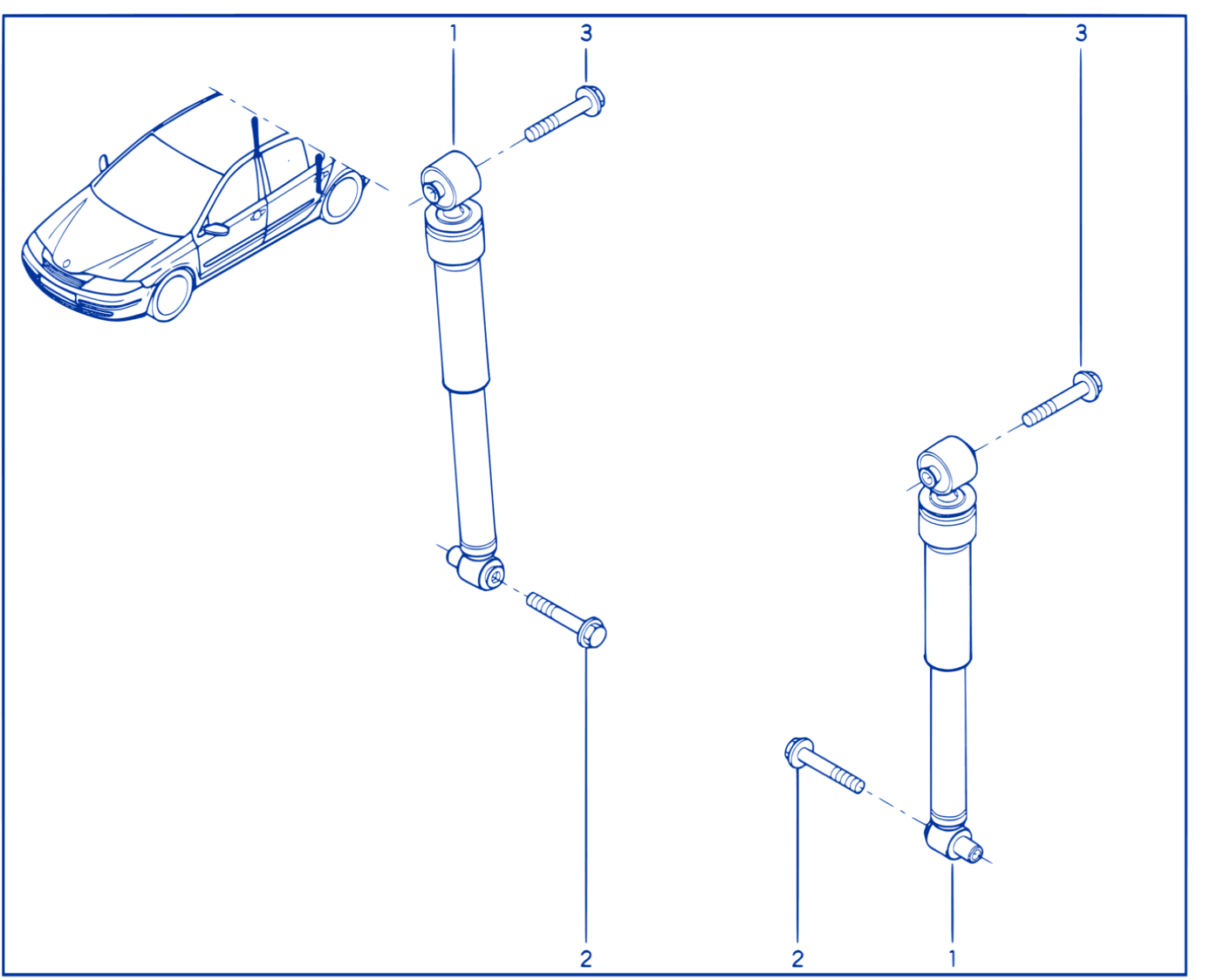 Suspension - Rear Shock Absorption - 00132235