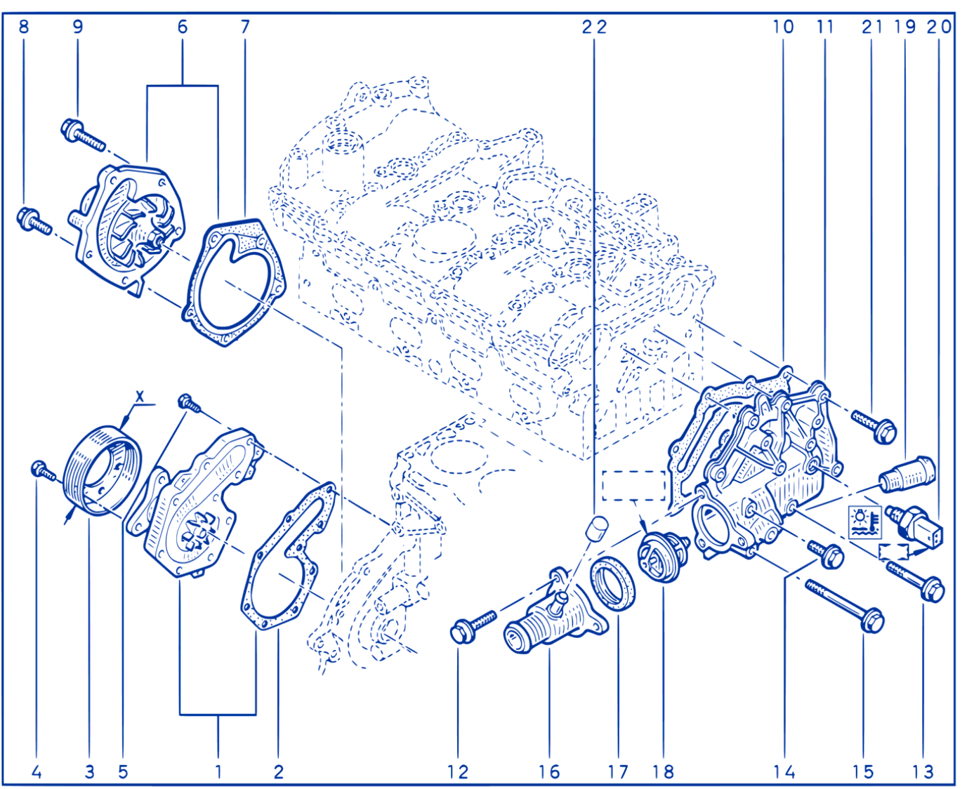 Water Pump - Coolant Unit - 00134075