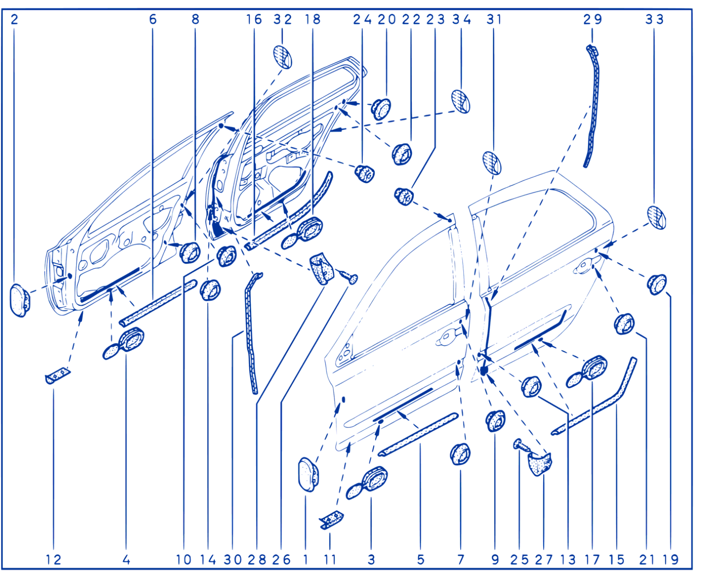 Sealing Of Non-Side Opening Elements - 00143282