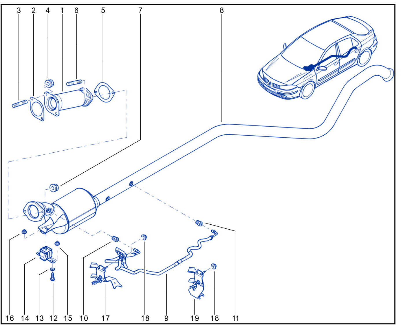 Exhaust Pipe - 01002754