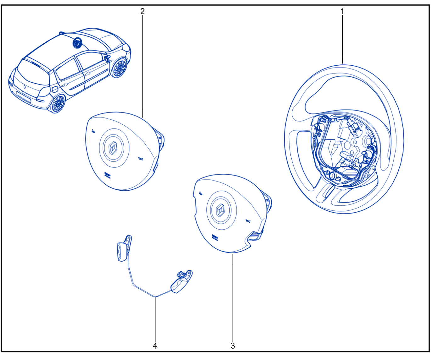 Steering Wheel - 01003291