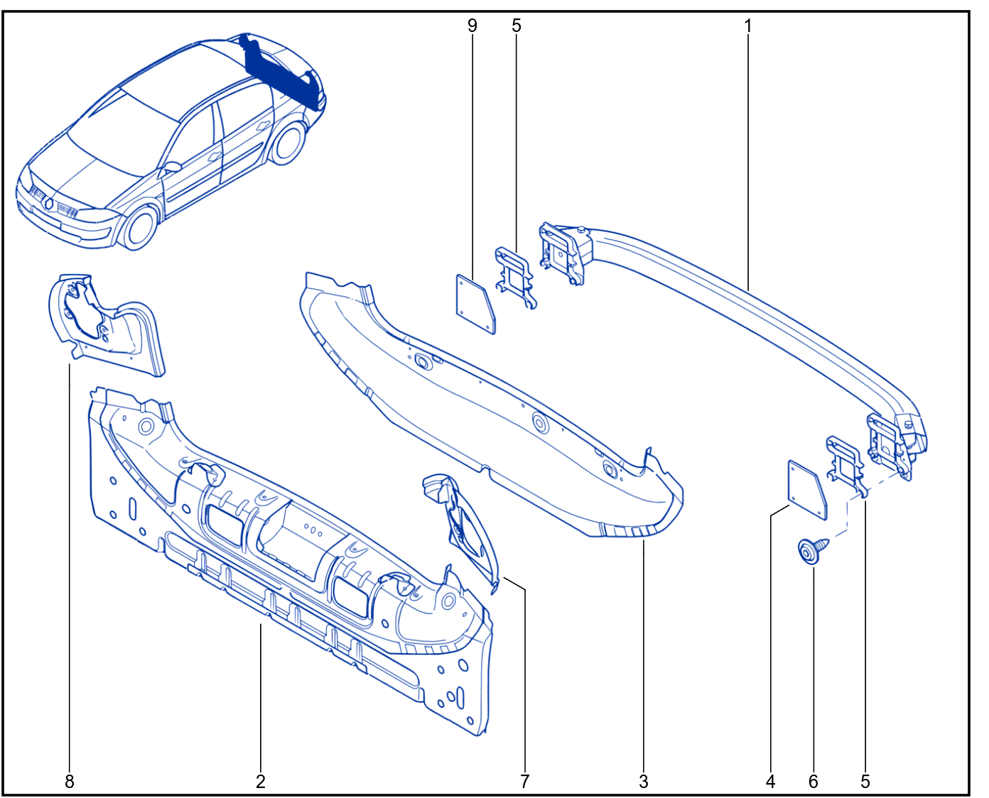 Rear End Panel - 01003754