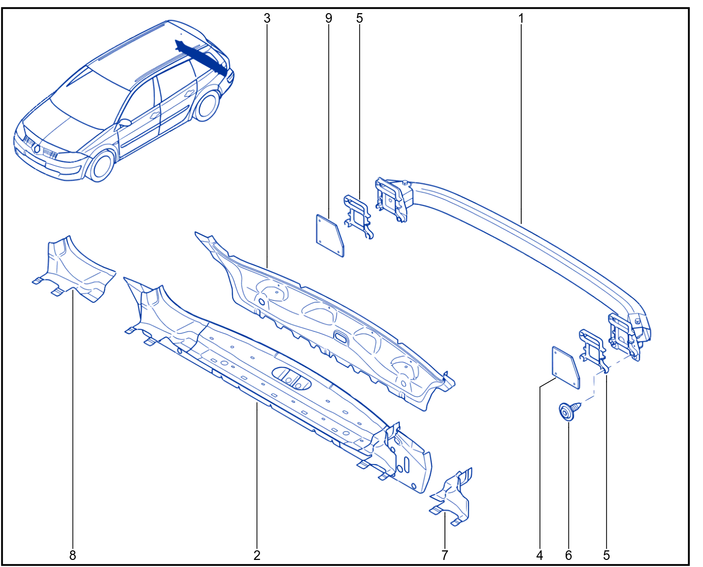 Rear End Panel - 01003755