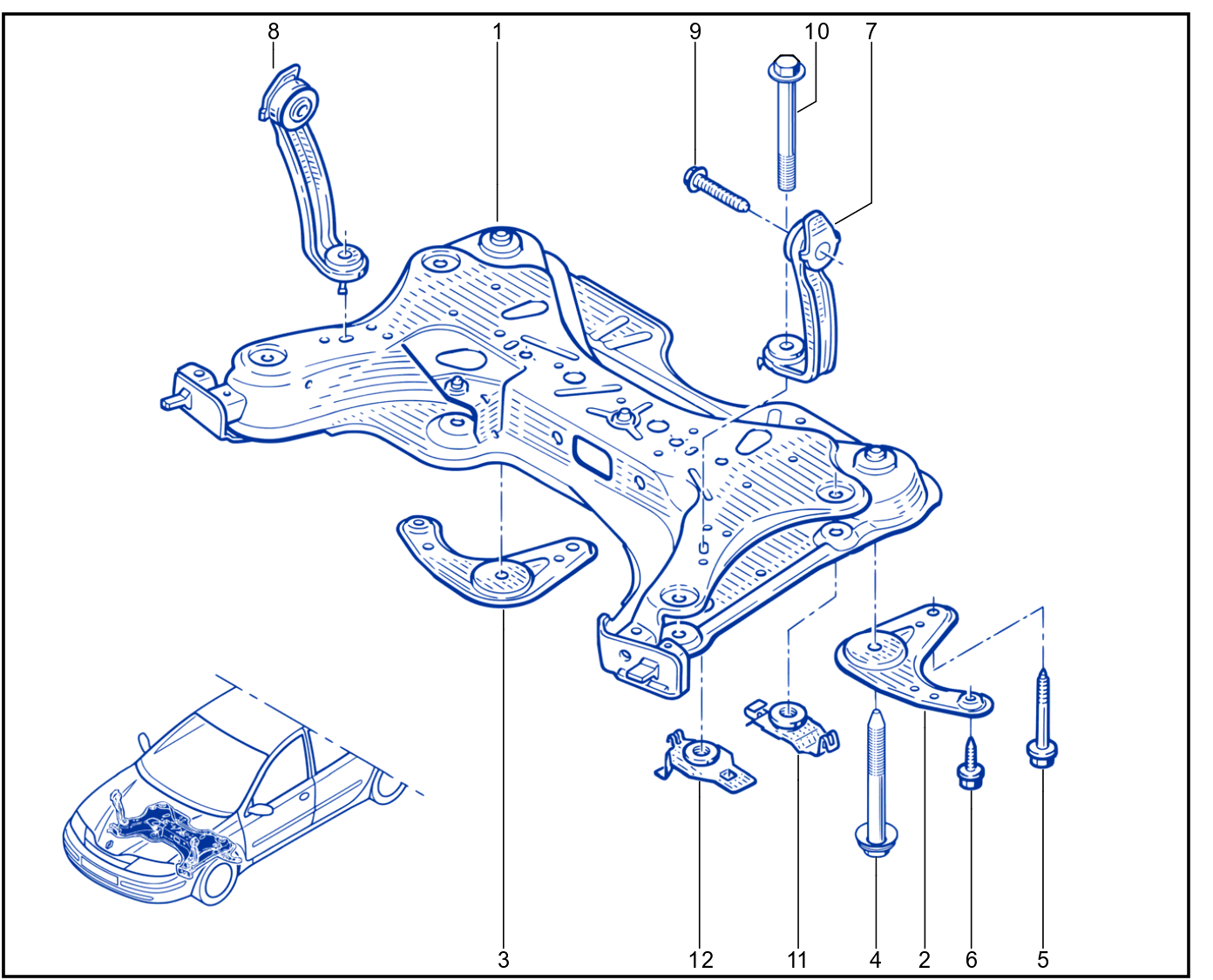Front Axle Component - 01004497
