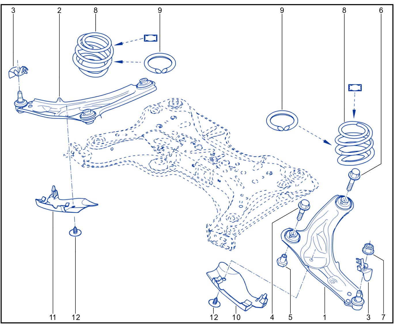 Front Axle Component - 01004500