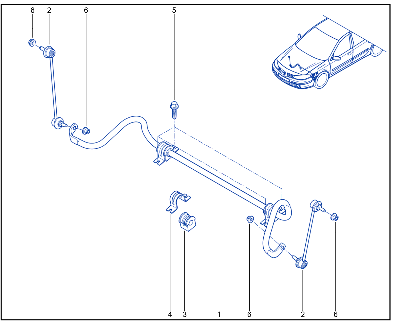 Front Anti-Roll Bar - 01004514