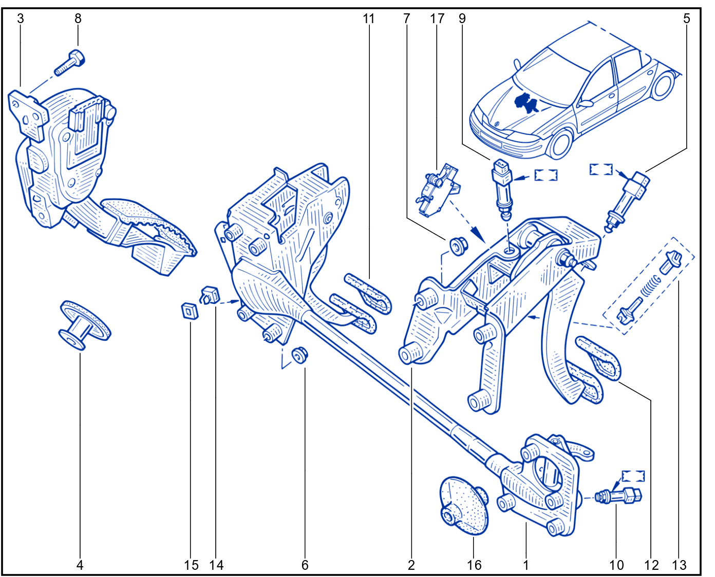 Pedal Assembly - 01004534