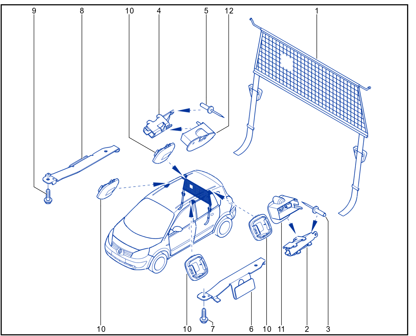 Luggage Retainer - 01004597