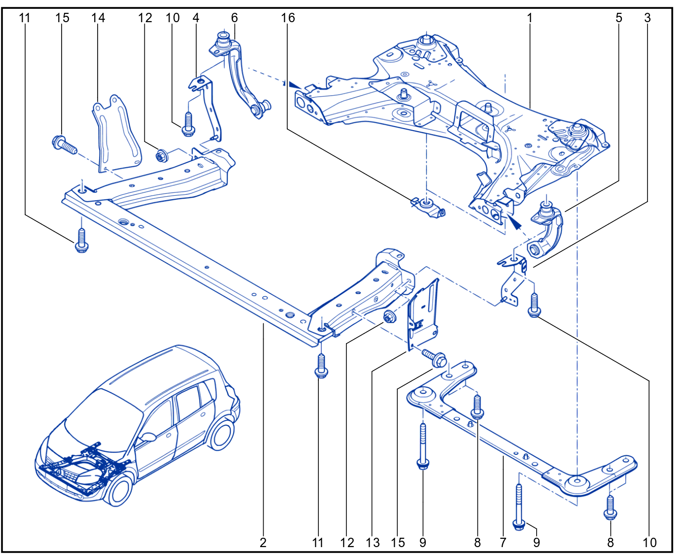 Front Axle Component - 01004609