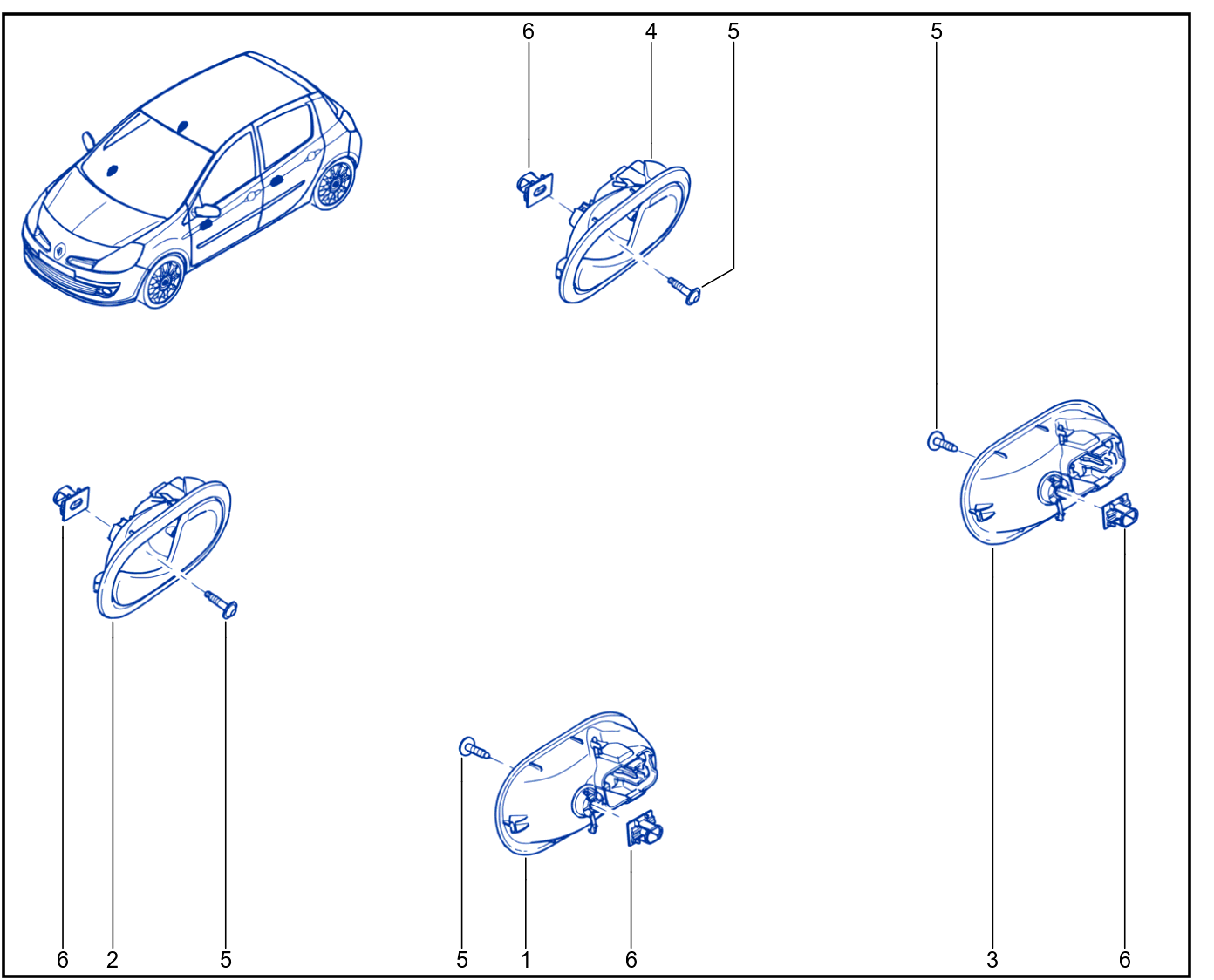 Internal Opening Element Control - 01004981